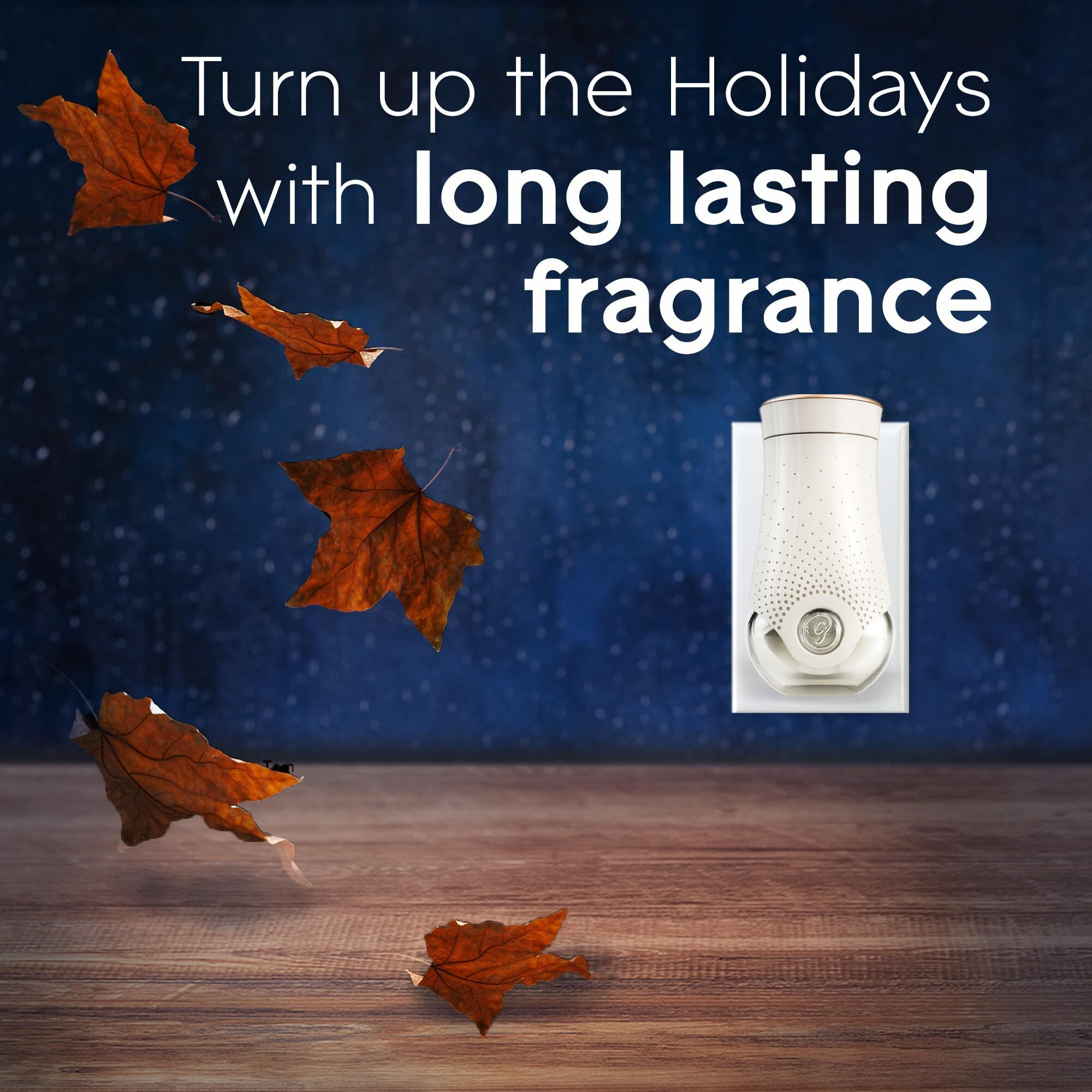 Glade Plugins Refills Air Freshener  Scented And Essential Oils For Home And Bathroom  Fall Night Long  1.34 Oz  2 Count