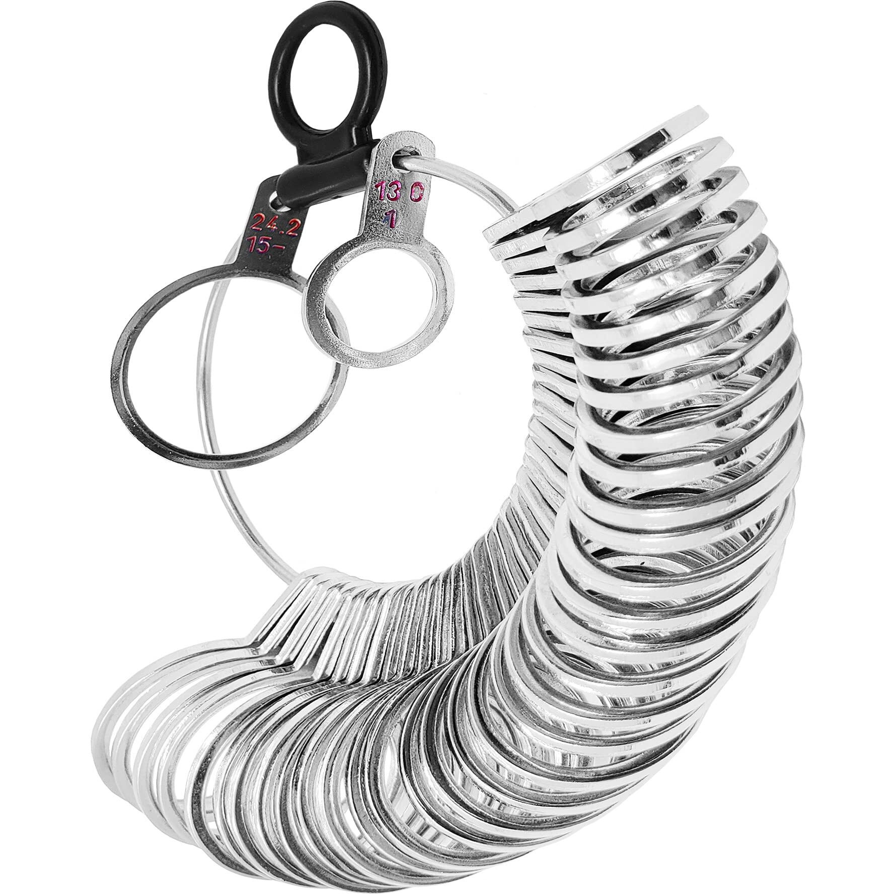 Wide Band Ring Sizer 1-15 Accurate Metal Ring Sizer (Wide Band)