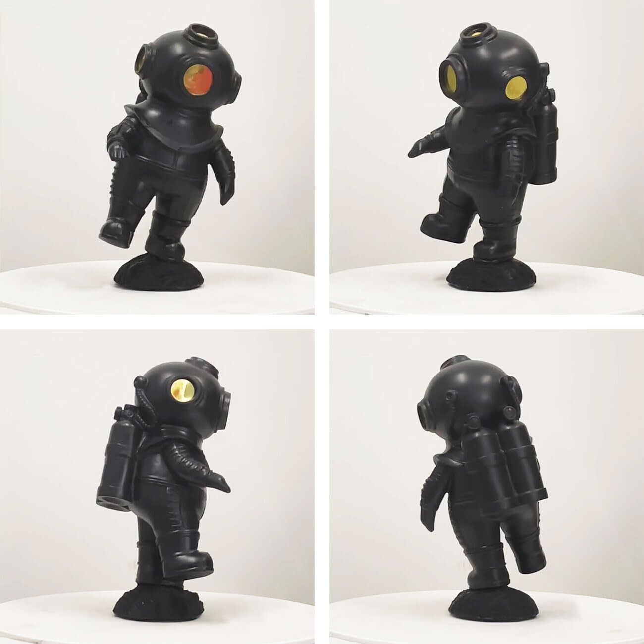 Haucoze Diver Figurine Decor Modern Sculpture Arts Home Statue Table Centerpiece Crafts Polyresin Gifts 7.5 Inch