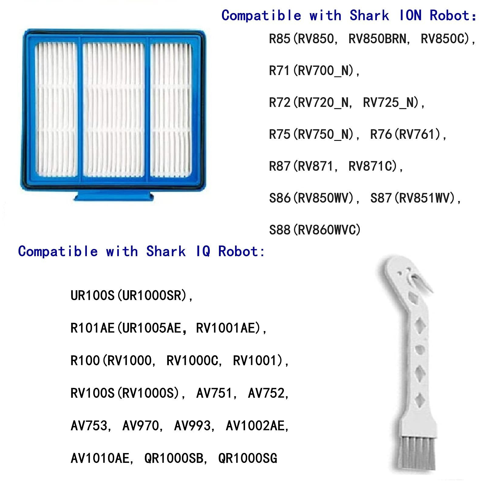Cyorka Replacement Filter For Shark Iq R101Ae Rv1000Ae Av911S Rv912S Av1002Ae Av911S Ur1000Sr Ur1005Ae Qr1000Sb Qr1000Sg Av993 Rv1002Ae Vacuum Cleaner