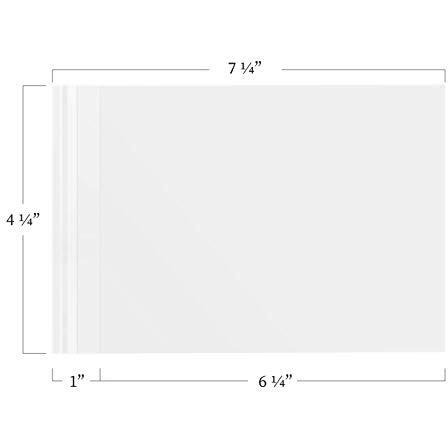 Jot & Mark 4X6 Photo Sleeves (200 Count) | Crystal Clear Archival Plastic Sleeves With Self Adhesive Resealable Flap