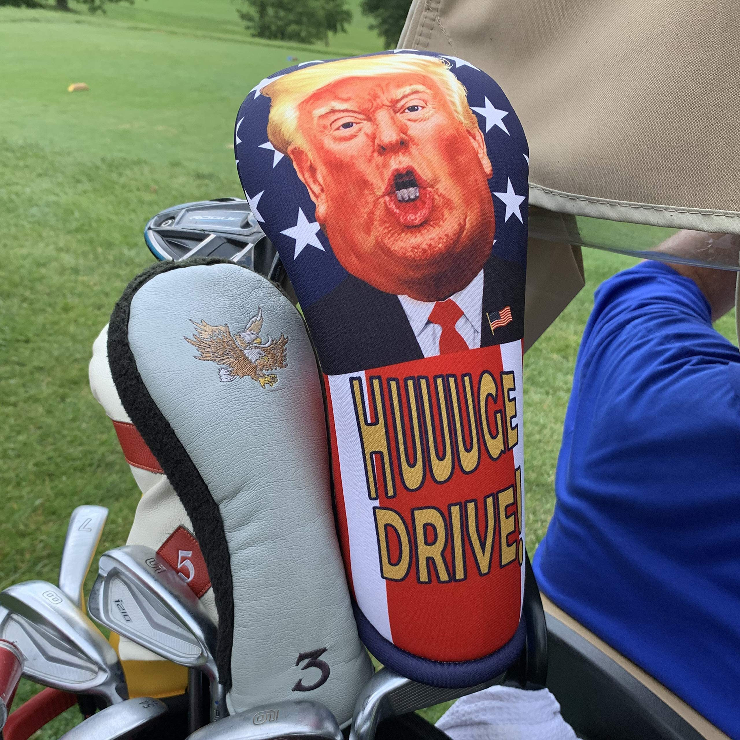 Huuuge Driver 460Cc Club Headcover Handmade By Beejos