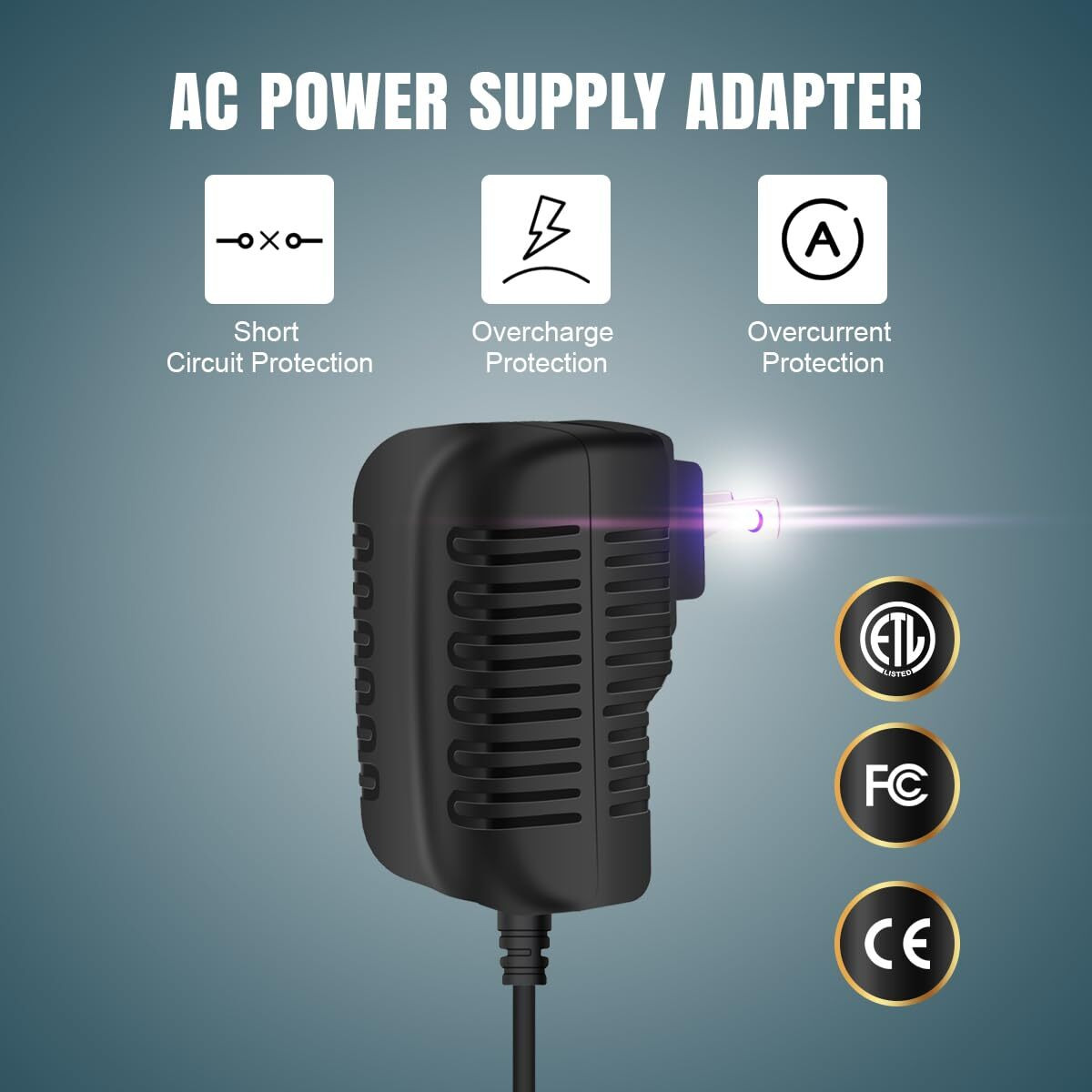 Lenink 1 To 3 Ac Power Supply Adapter Kit With On/Off Switch For Aa Battery  Replace 3 Aa Battery