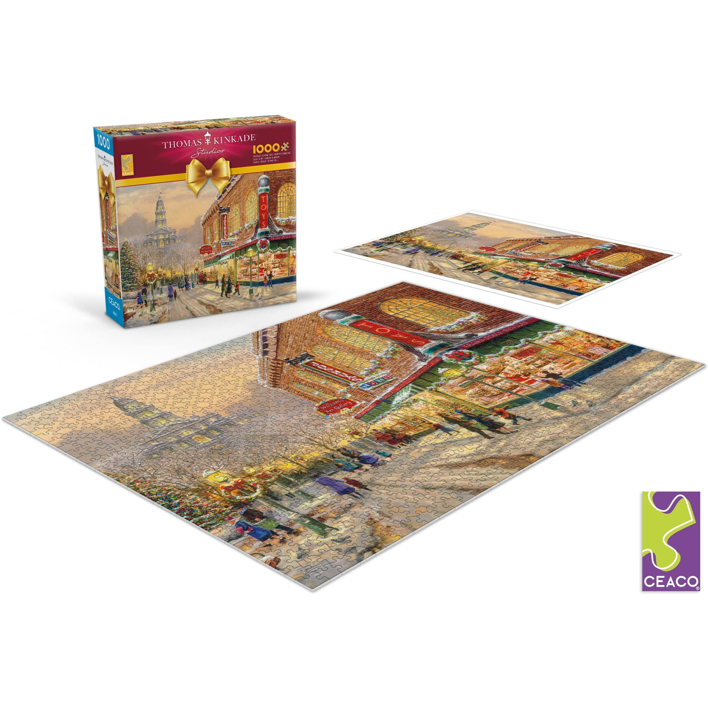 Ceaco - Thomas Kinkade - Holiday - A Christmas Wish - 1000 Piece Jigsaw Puzzle
