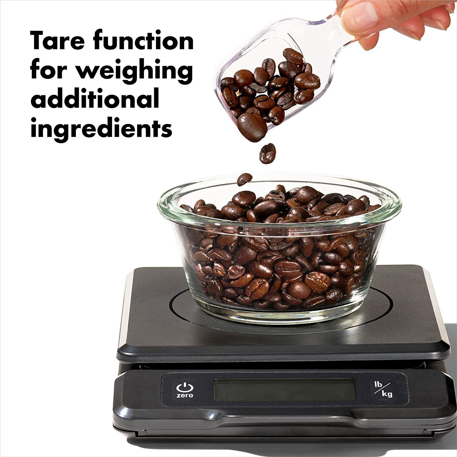 Oxo Good Grips 5-Lb Food Scale With Pull-Out Display Black