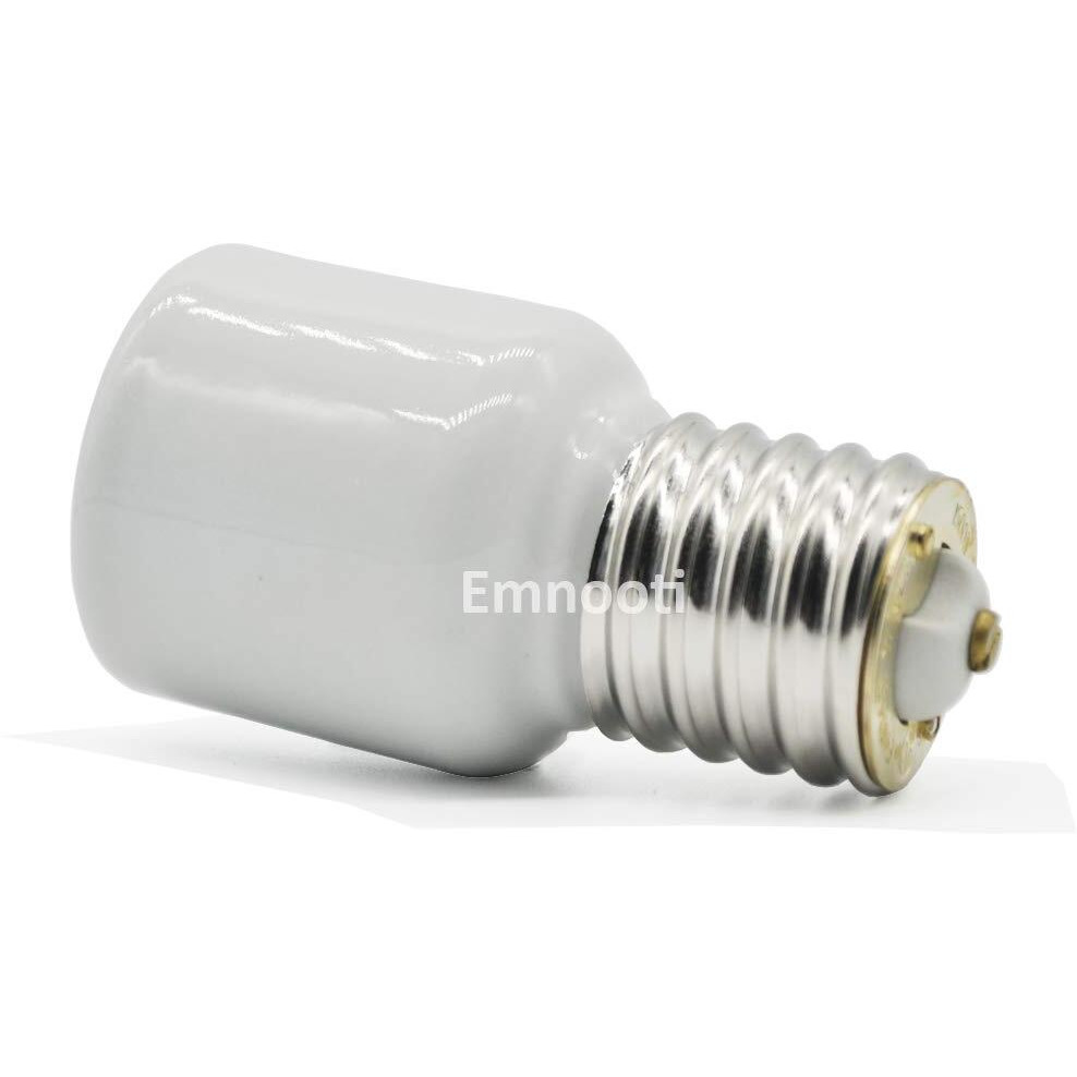 Emnooti Porcelain Mogul Socket Extender Mogul Base E39 Socket Extensions Adapter  E39 To E39 Screw Mogul Base Led Fluorescent Incandescent Lamp Holder Adapter 1500W 660V (10-Pack)