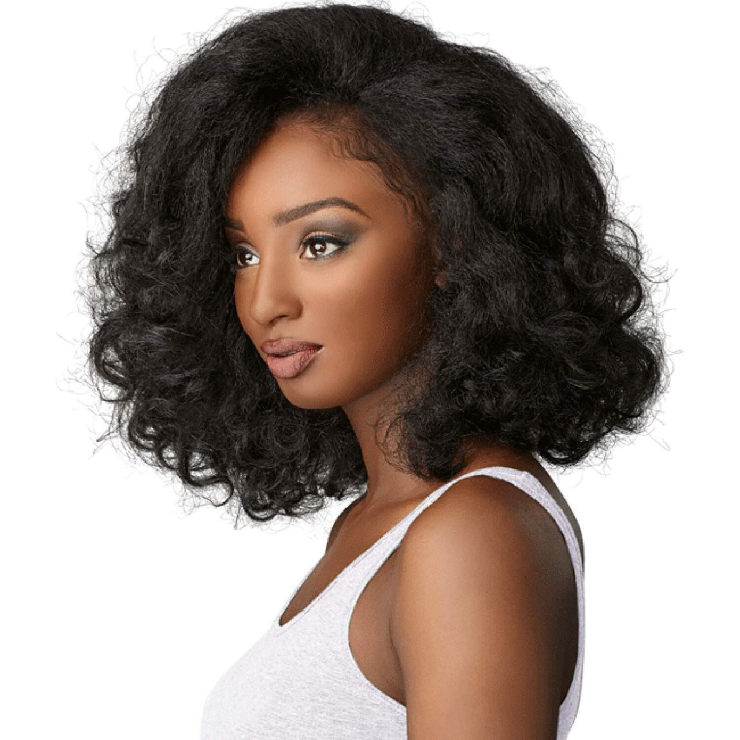 Sensationnel Synthetic Hair Half Wig Instant Weave Curls Kinks & Co Boss Lady (1B)