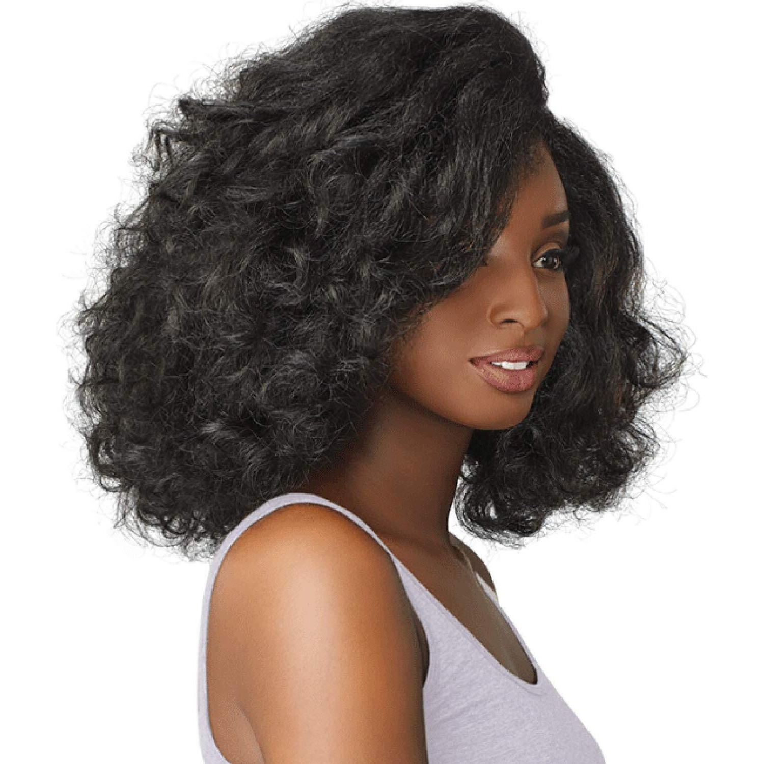 Sensationnel Synthetic Hair Half Wig Instant Weave Curls Kinks & Co Boss Lady (1B)