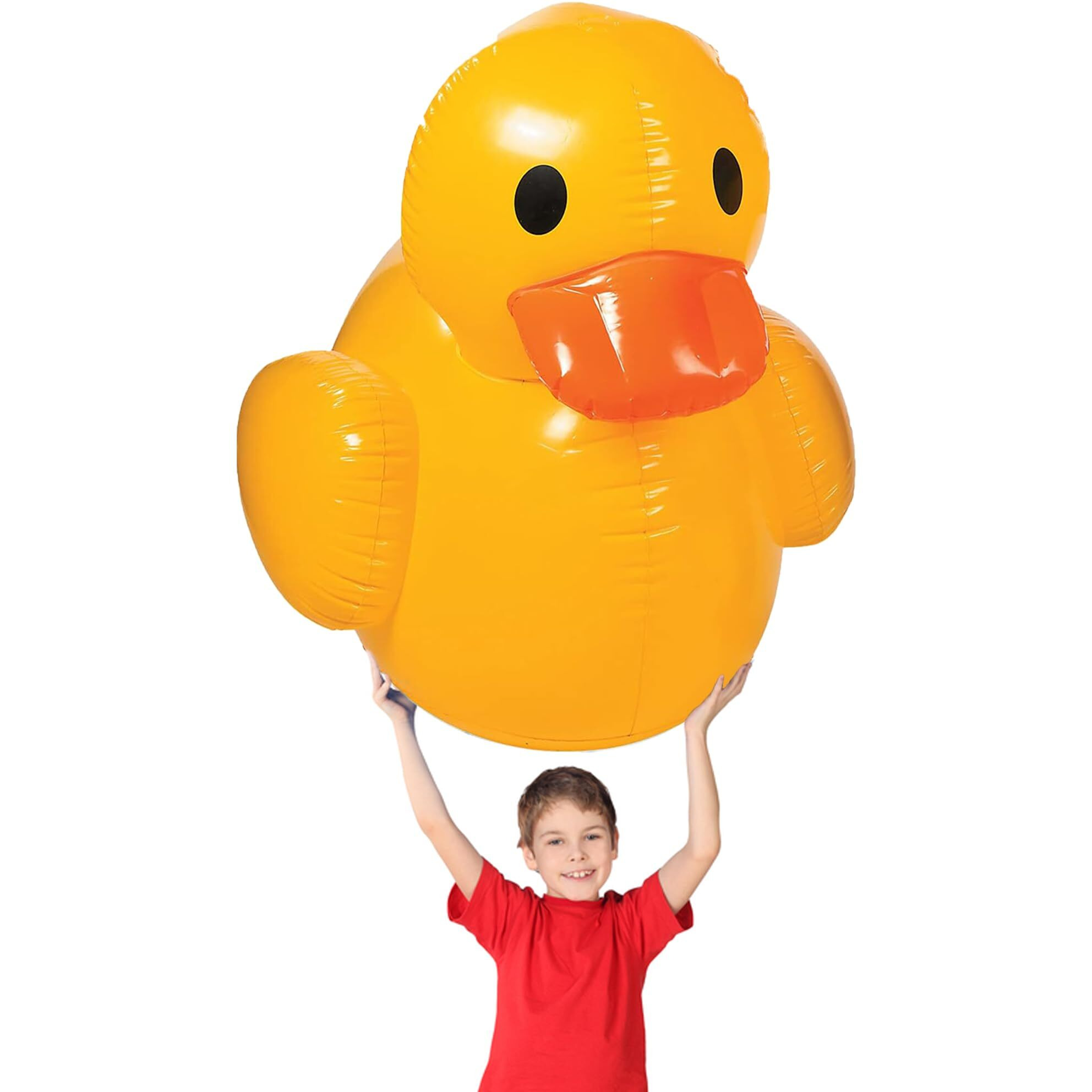 Fun Express Giant Blow Up Duck  Great For Baby Showers  Birthdays And Pool Parties  Nearly 4 Feet Long And Tall