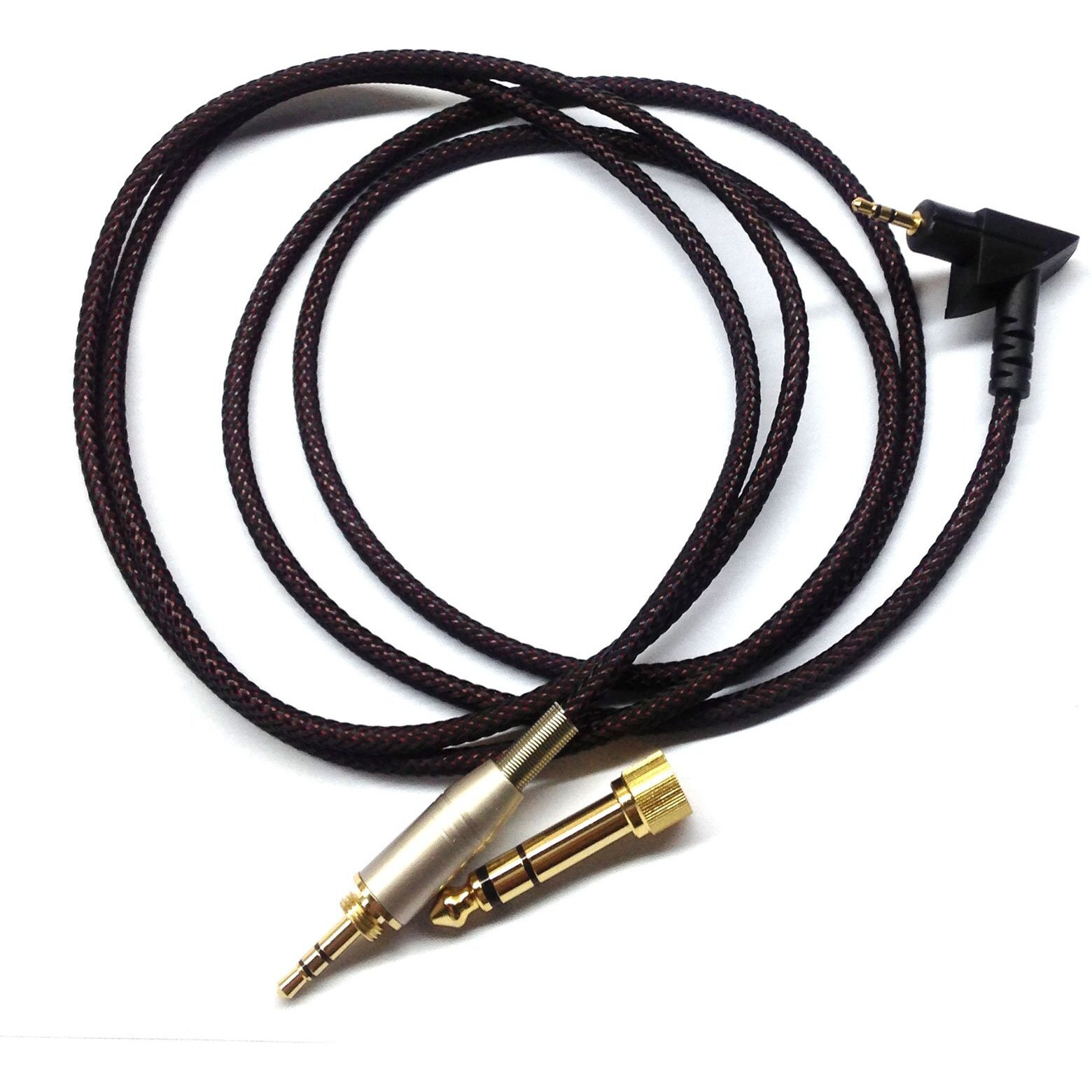 Newfantasia Replacement Audio Cable Compatible With Sennheiser Pxc450  Pxc350  Pc350  Hd380 Pro Headphones Braided Wire Audio Upgrade Hifi Stereo Cord 1.2Meters/4Feet