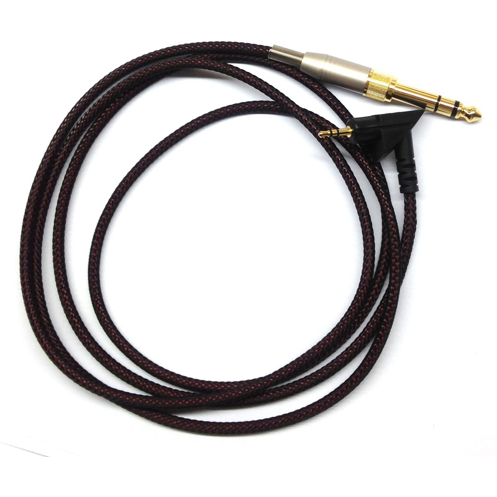 Newfantasia Replacement Audio Cable Compatible With Sennheiser Pxc450  Pxc350  Pc350  Hd380 Pro Headphones Braided Wire Audio Upgrade Hifi Stereo Cord 1.2Meters/4Feet
