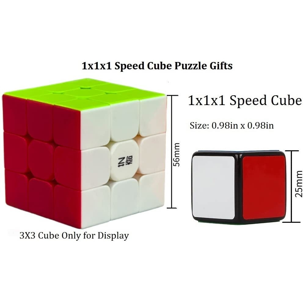 Goodcube 1X1X1 Cube Dice 1X1 Magic Cube Puzzle  Black