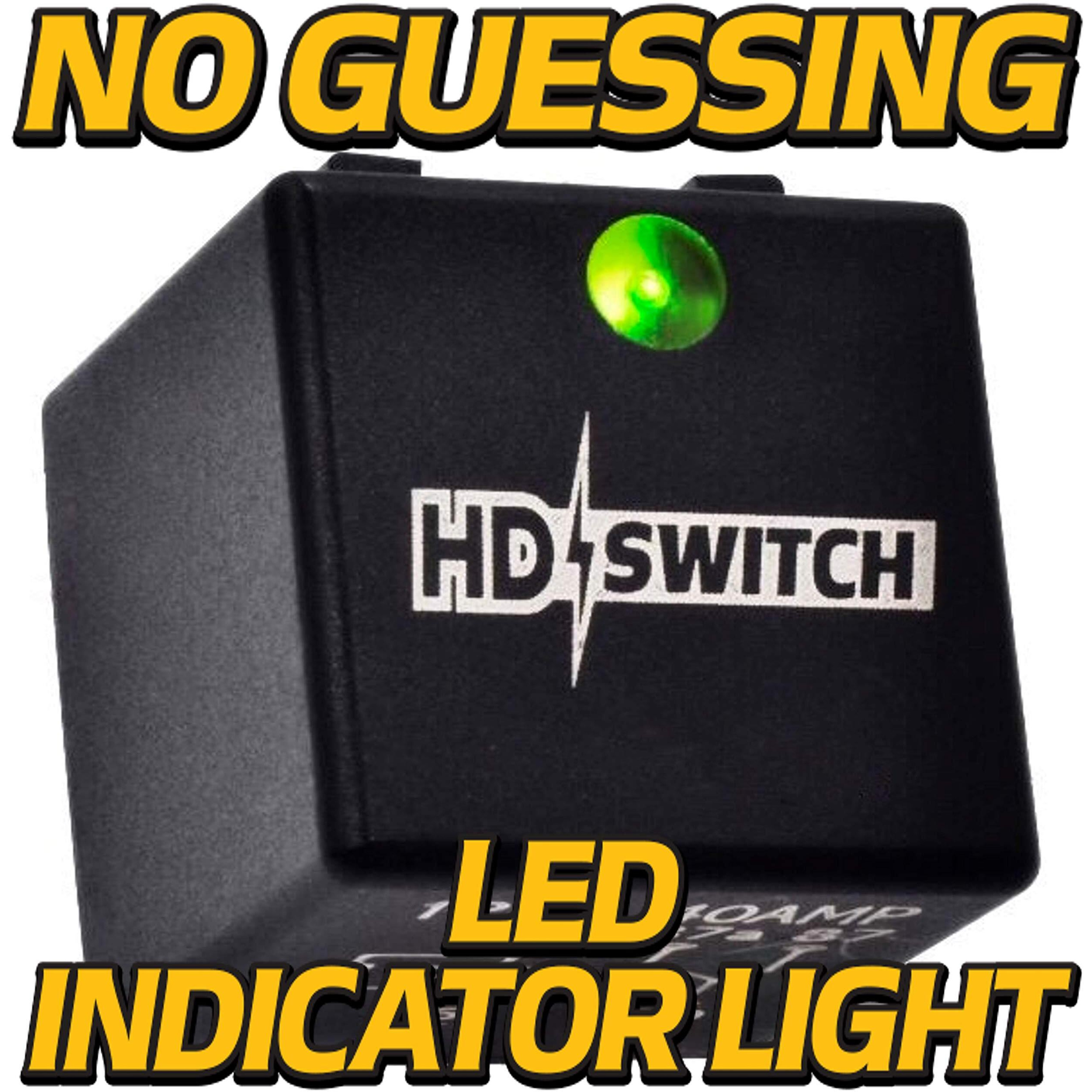 Hd Switch 12V 40A Waterproof Relay Replaces Tyco V23234-A1001-X036 - Spdt W/Led Indicator Light & Dielectric Grease