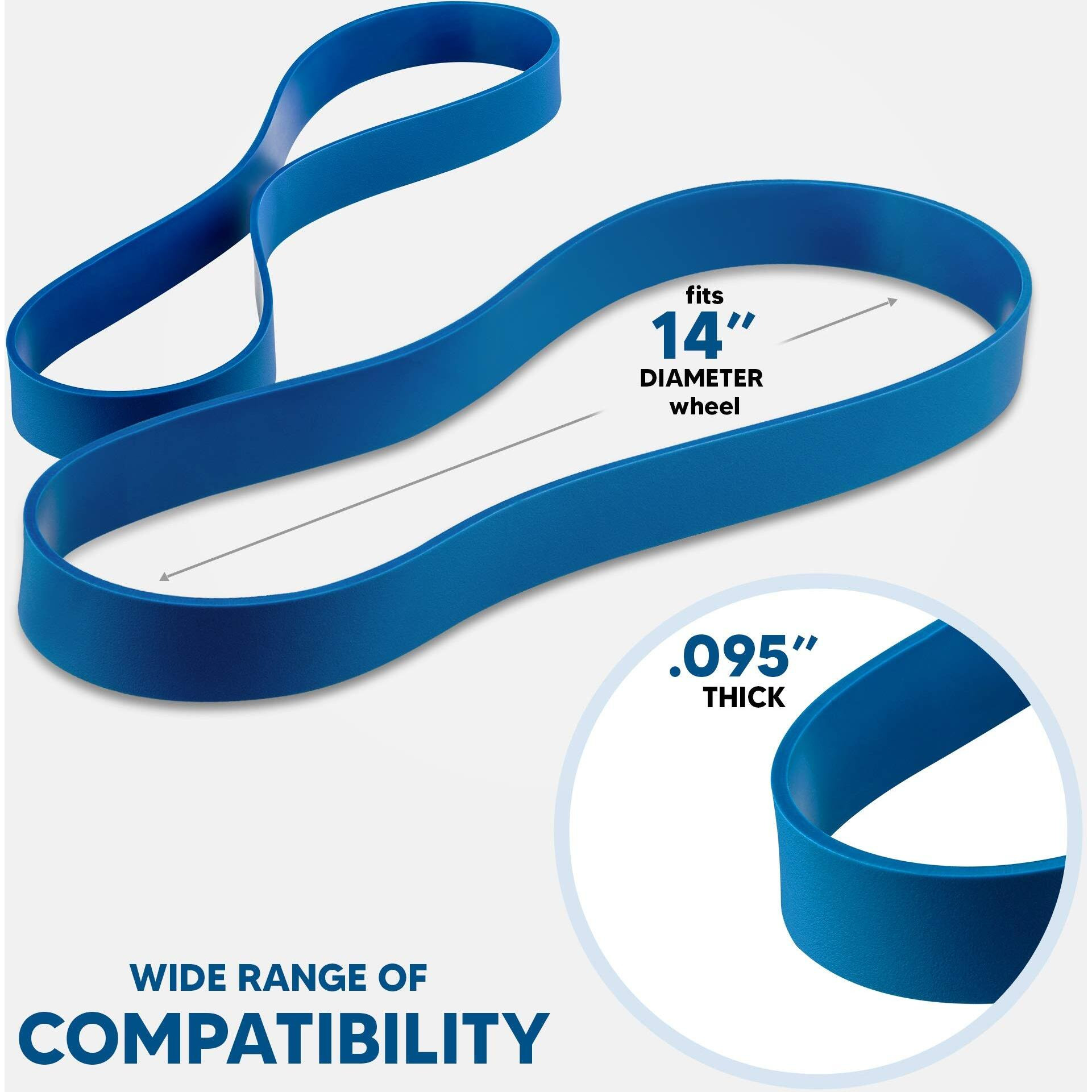 Urethane Band Saw Tires Fits - 14 Inch Delta 28-276 Band Saw - 2 Pack Heavy Duty Urethane Band Saw Tire - Urethane Bandsaw Tires - No Adhesive Needed - Made In The Usa