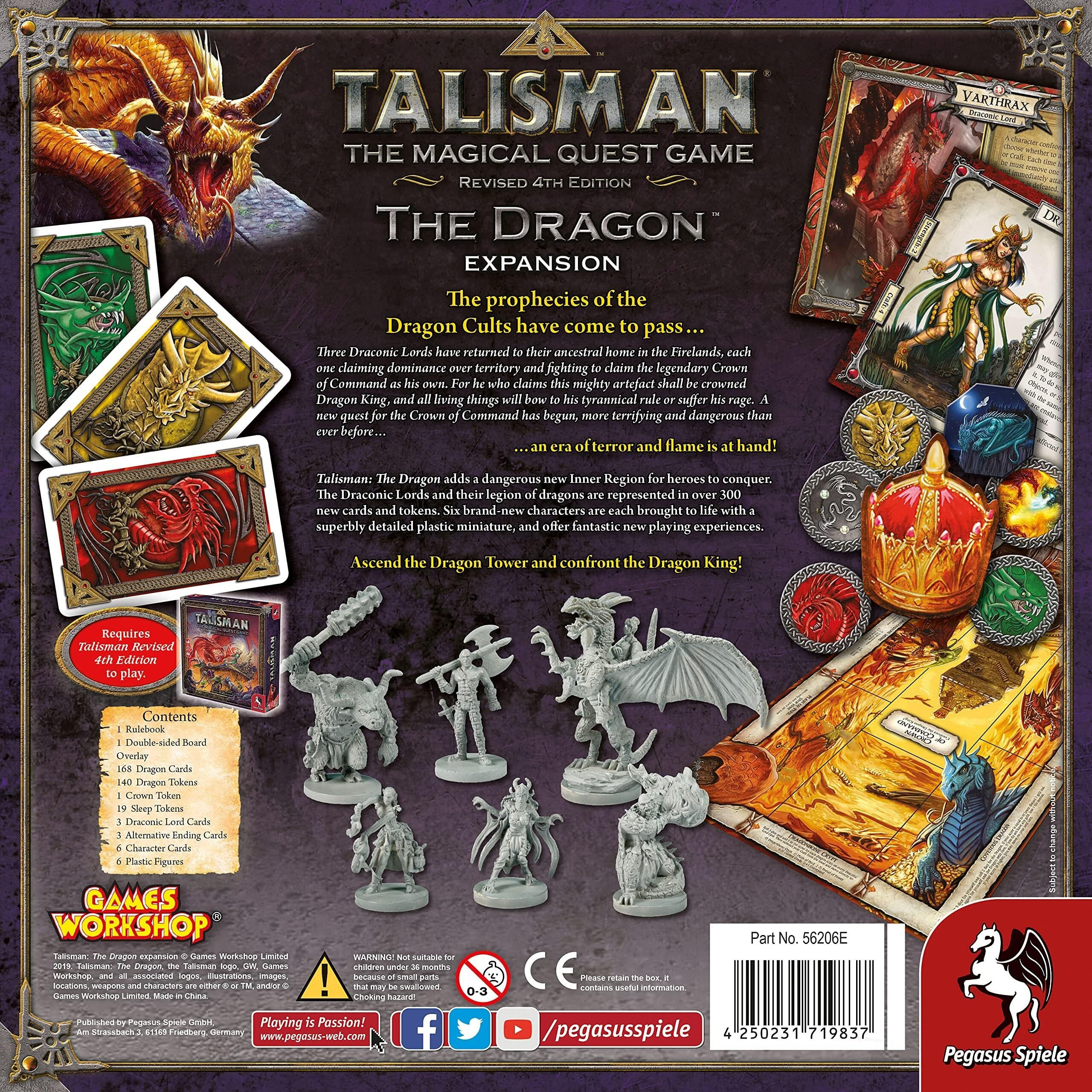 Pegasus Spiele Talisman The Dragon Expansion  Blue