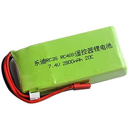 7.4V 2800Mah 20C Lipo Battery Li-Polymer 2S For Radiolink Rc3S Rc4Gs Rc6Gs Transmitter Reomote Controller