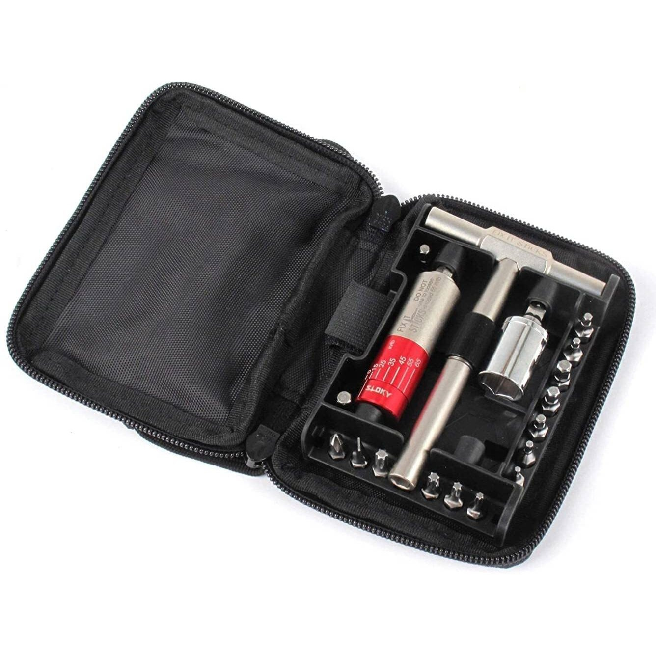 Fix It Sticks 15-65 Inch Lbs All-In-One Torque Driver Kit With Locking Ratcheting T-Way Wrench