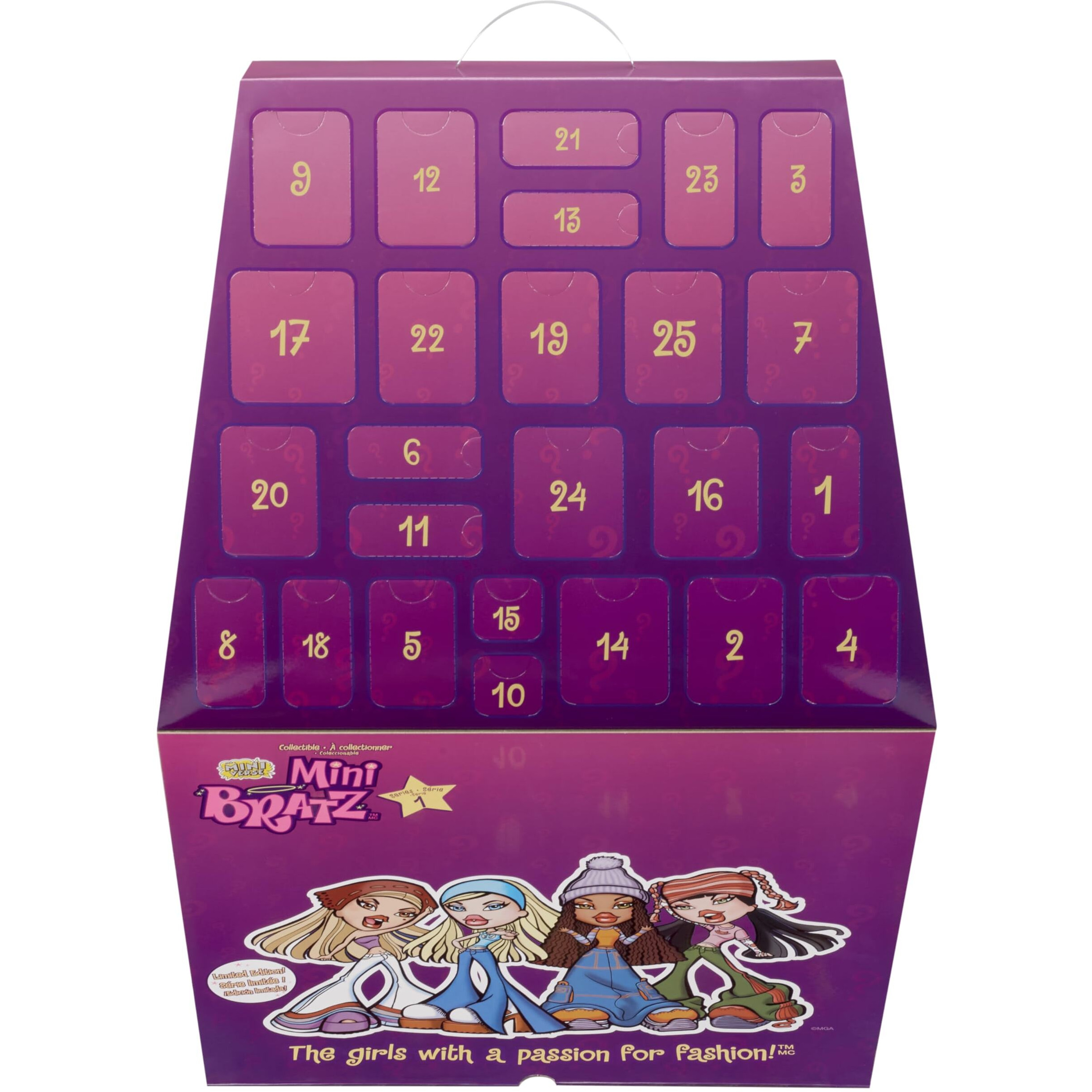 Mga's Miniverse Bratz Minis Advent Calendar - 25 Surprises  Y2K Nostalgia  Collectors Ages 6 7 8 9 10+