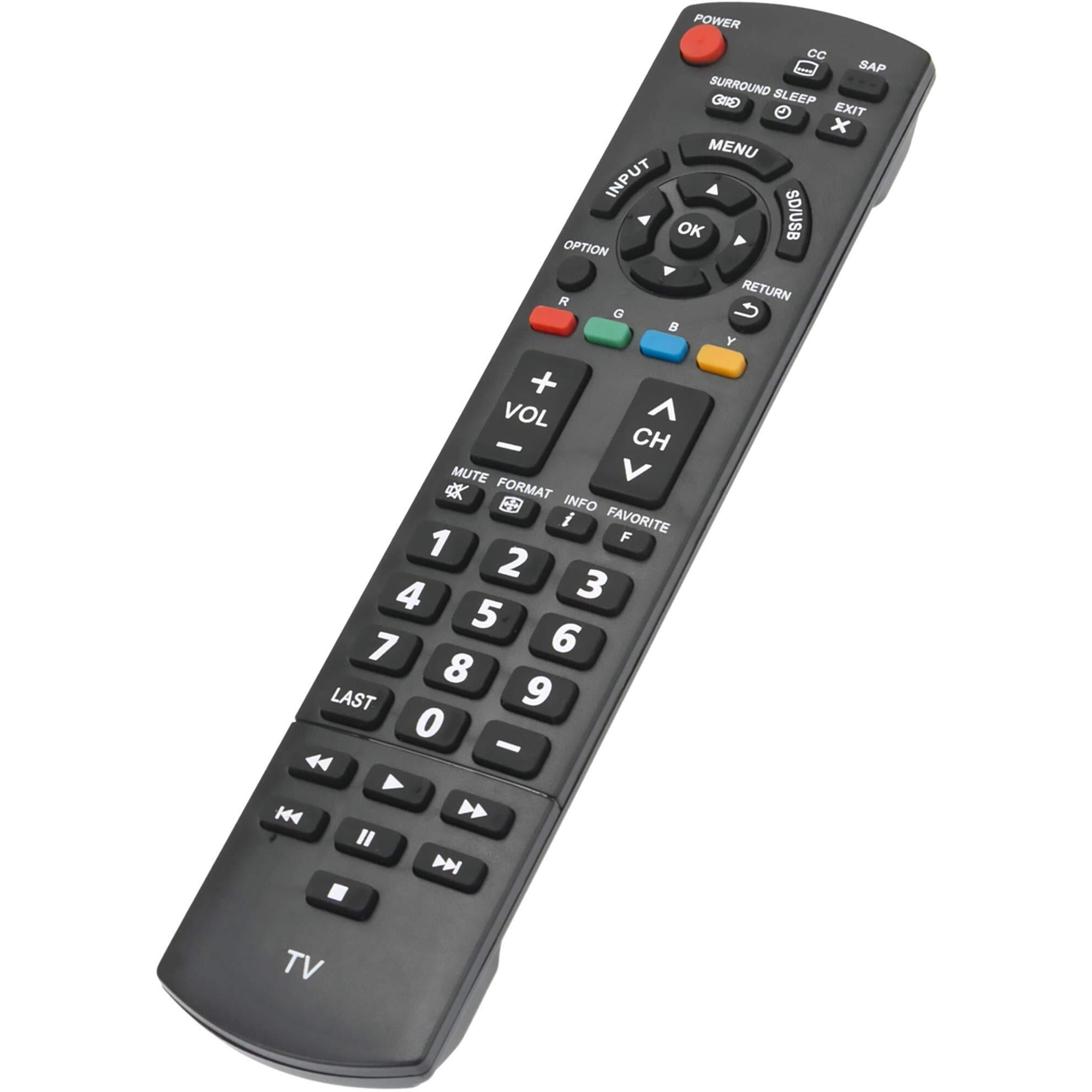 N2Qayb000706 Replace Remote Fit For Panasonic Viera Tv Tc-P50U50 Tc-P42X5 Tc-P50X5 Tc-P60U50 Tc-L32X5 Tc-L32X5X Tcp50U50 Tcp42X5 Tcp50X5 Tcp60U50 Tcl32X5 Tcl32X5X Tc-L24X5