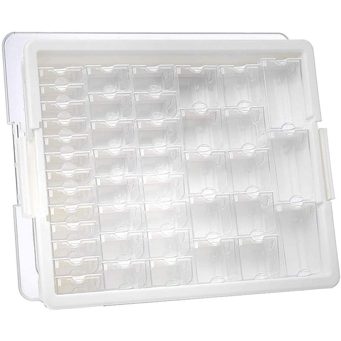 Elizabeth Ward 45 Piece Assorted Portable Diamond Painting Storage And Bead Organizer With 42 Variable Sized Containers  2 Pack