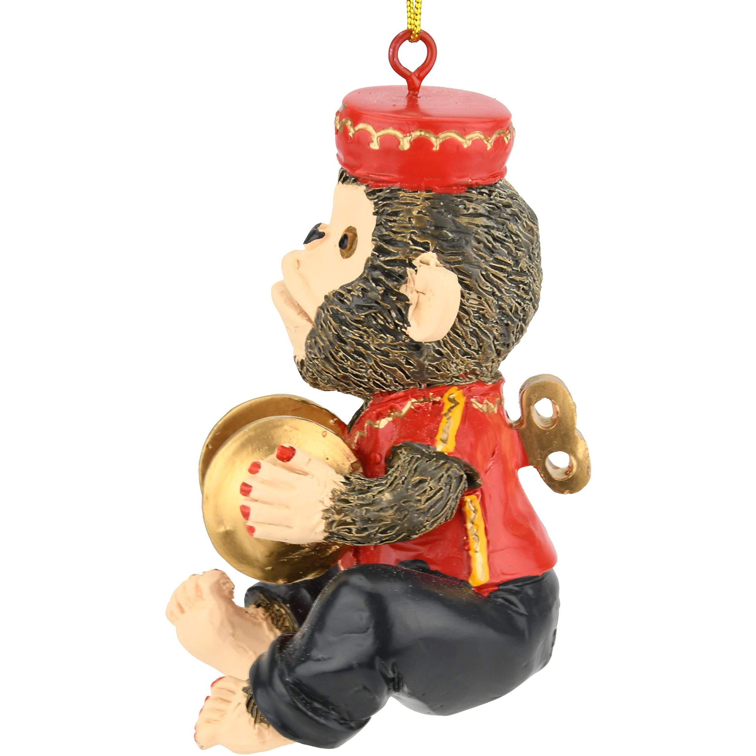Tree Buddees Retro Wind Up Toy Cymbals Monkey Funny Christmas Ornaments