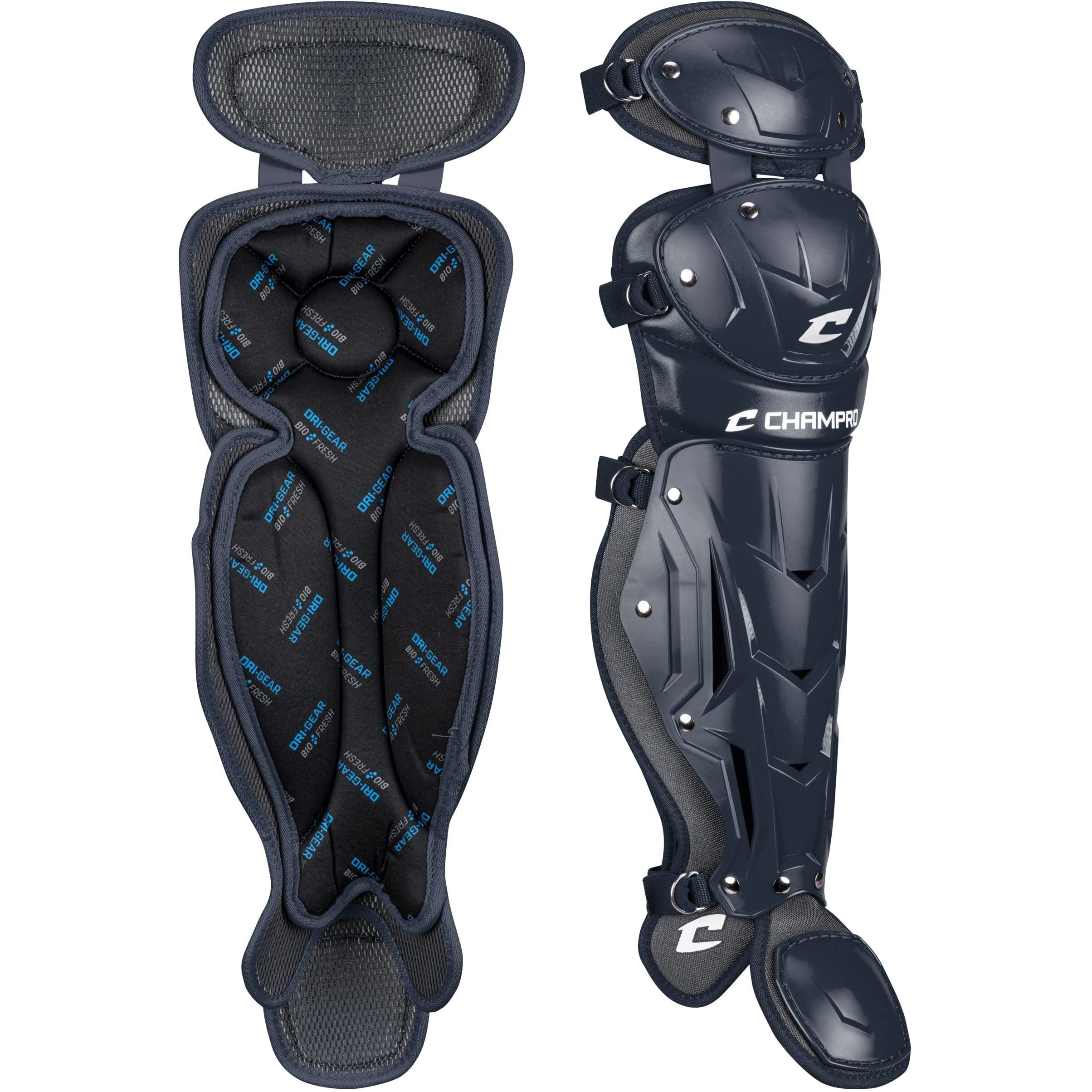 Champro Optimus Pro Leg Guard - 13.5"" Shin Guard  Navy