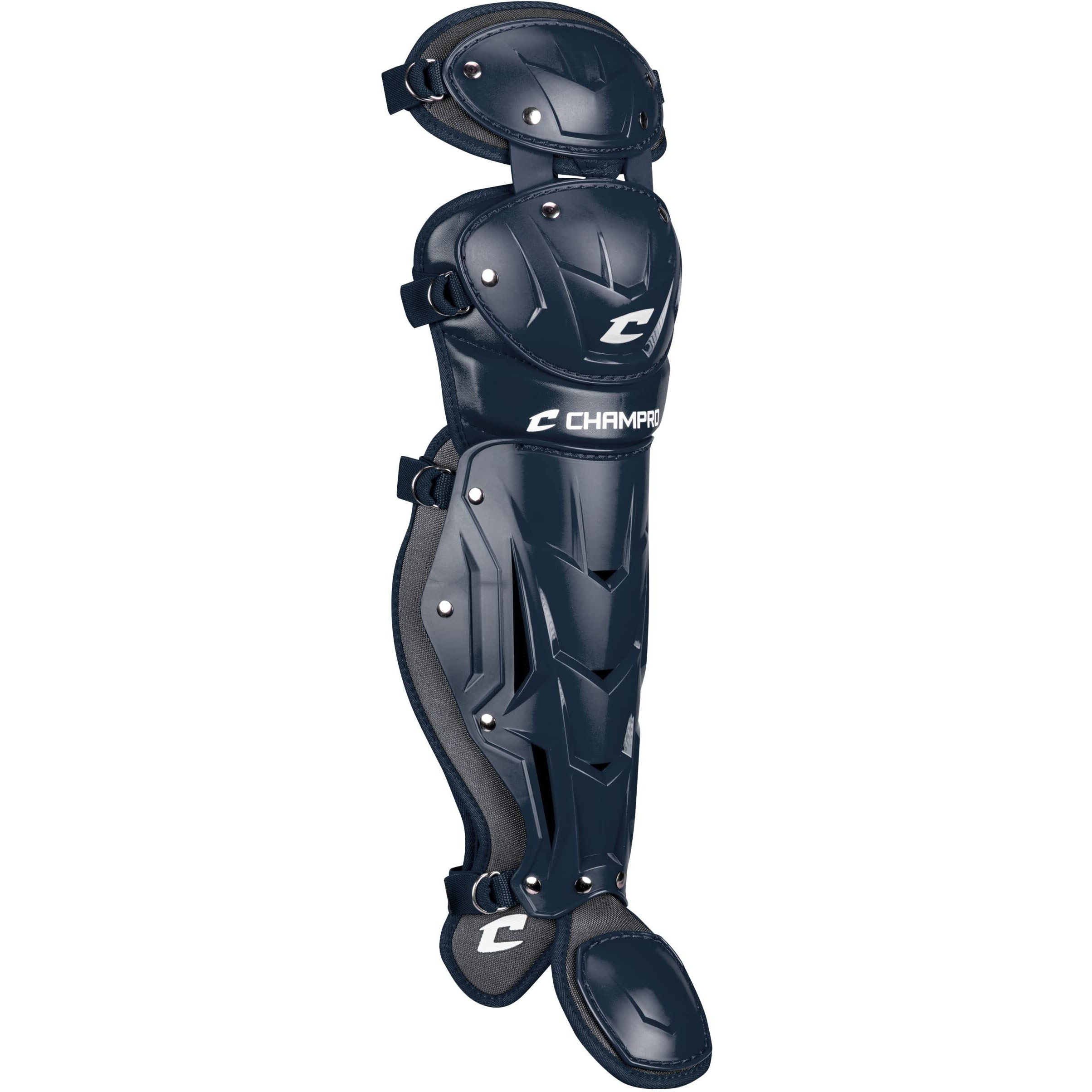 Champro Optimus Pro Leg Guard - 13.5"" Shin Guard  Navy