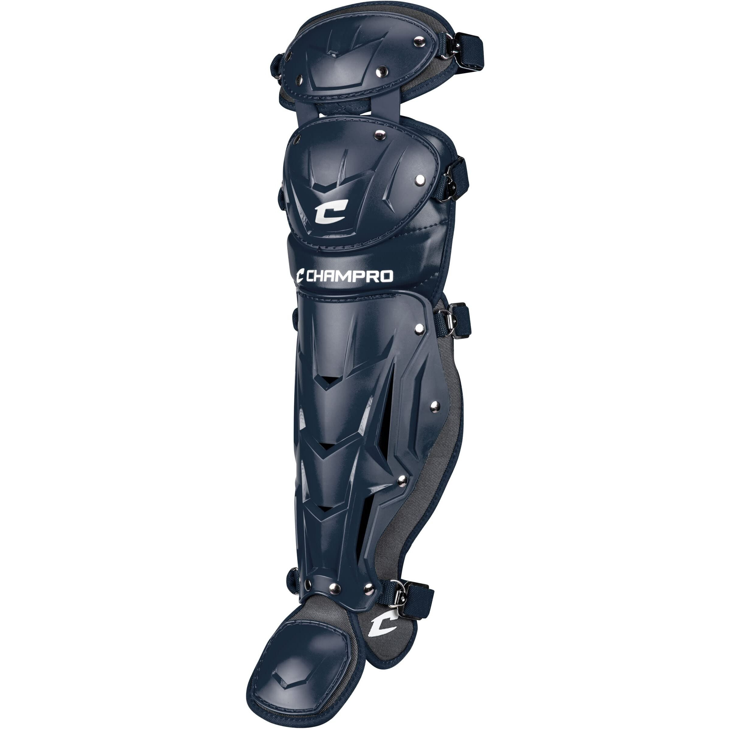 Champro Optimus Pro Leg Guard - 13.5"" Shin Guard  Navy