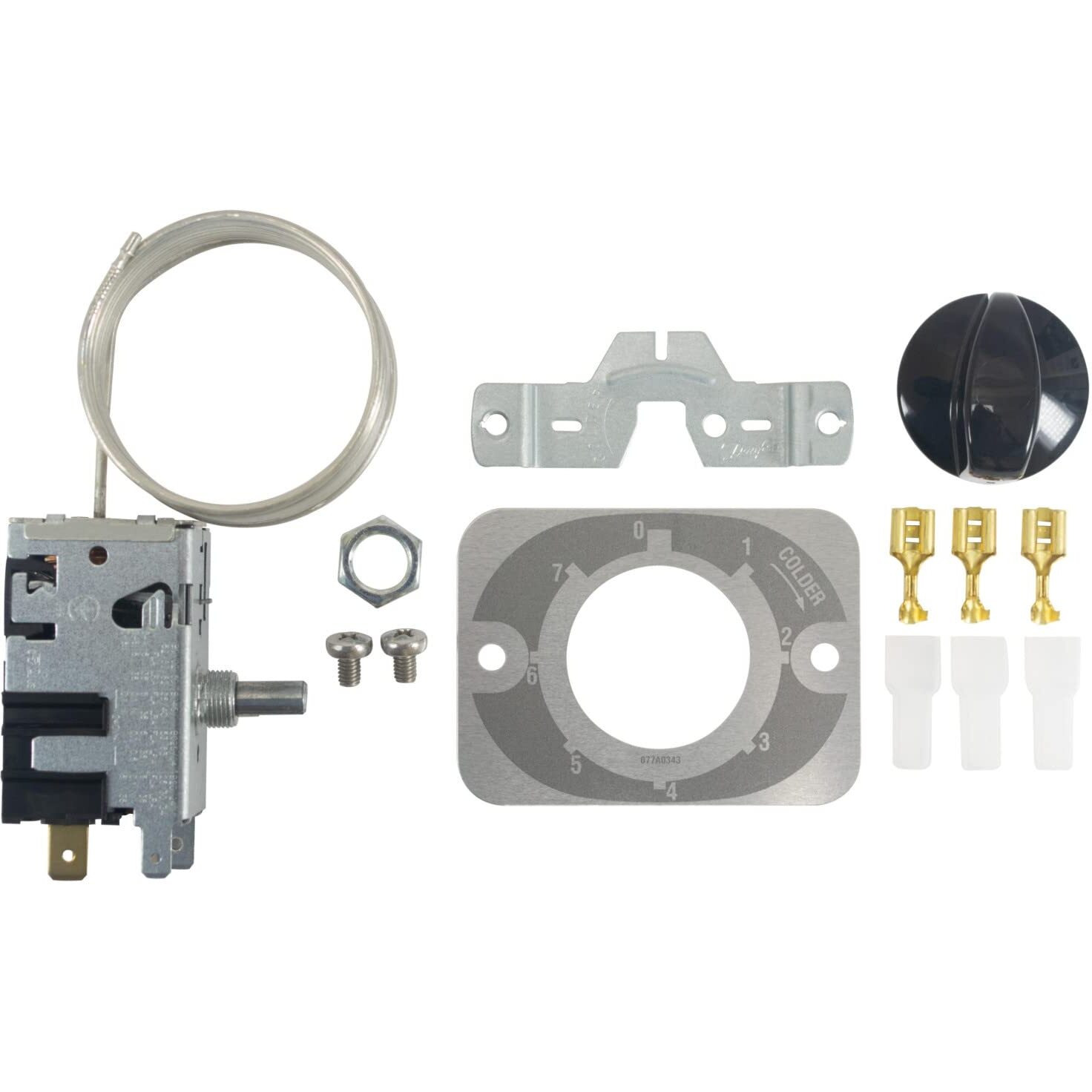 Danfoss Thermostat 1 Door Refrigerators 077B7100-18 To +3 Fit K50P-1125-001