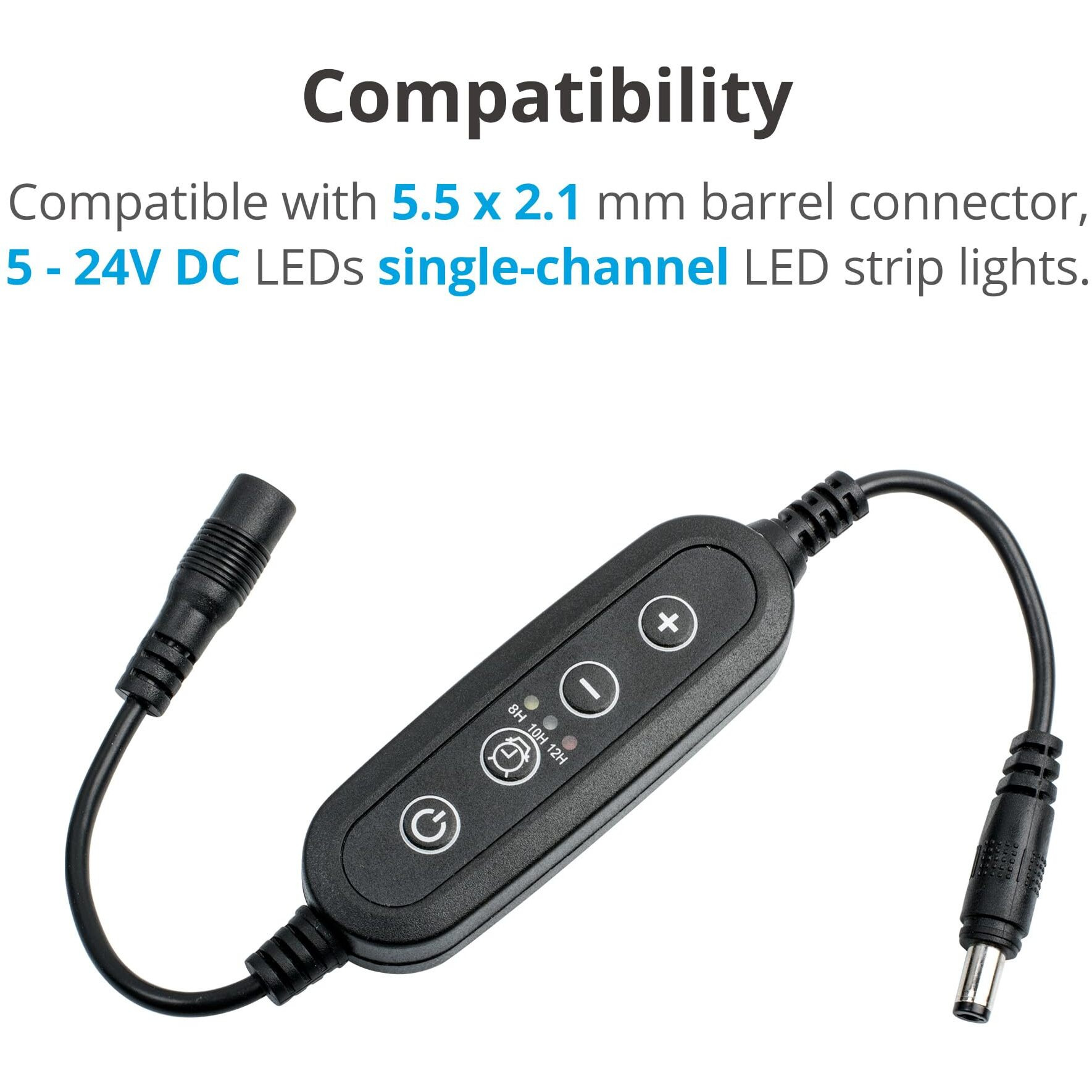 Nicrew Aquarium Light Timer&Dimmer  Easy To Program Fish Tank Light Controller