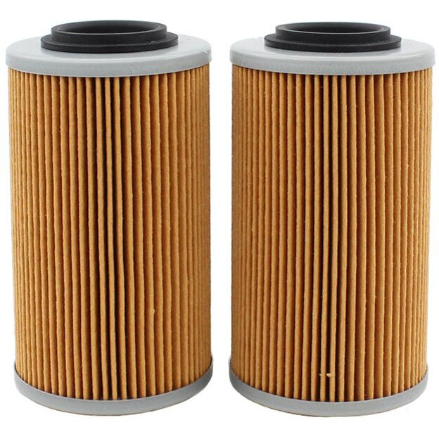 Motoku 2-Pack Oil Filter & O-Ring Kit For Sea Doo Gti Gts Se Gtr Gtx Sc Rxp Rxt Rxpx Rxtx 130 185 215 255 260 Hp 4-Tec Engine Motor Personal Watercraft Jet Boat Replaces 420956741 420956740