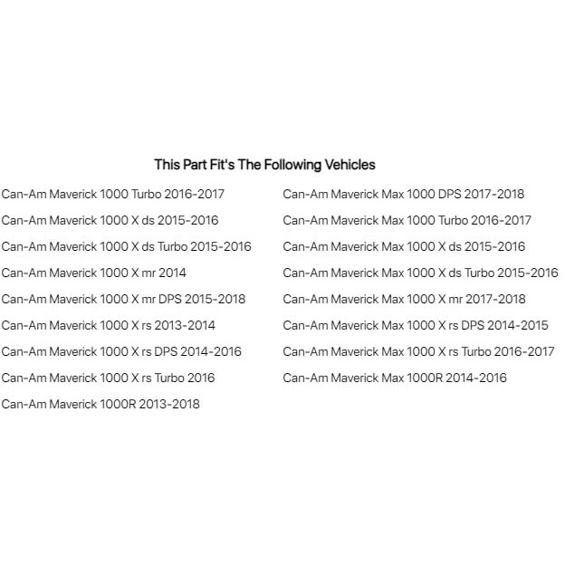 Tusk Hd Tie Rods For Can-Am Maverick 1000R 2013-2018