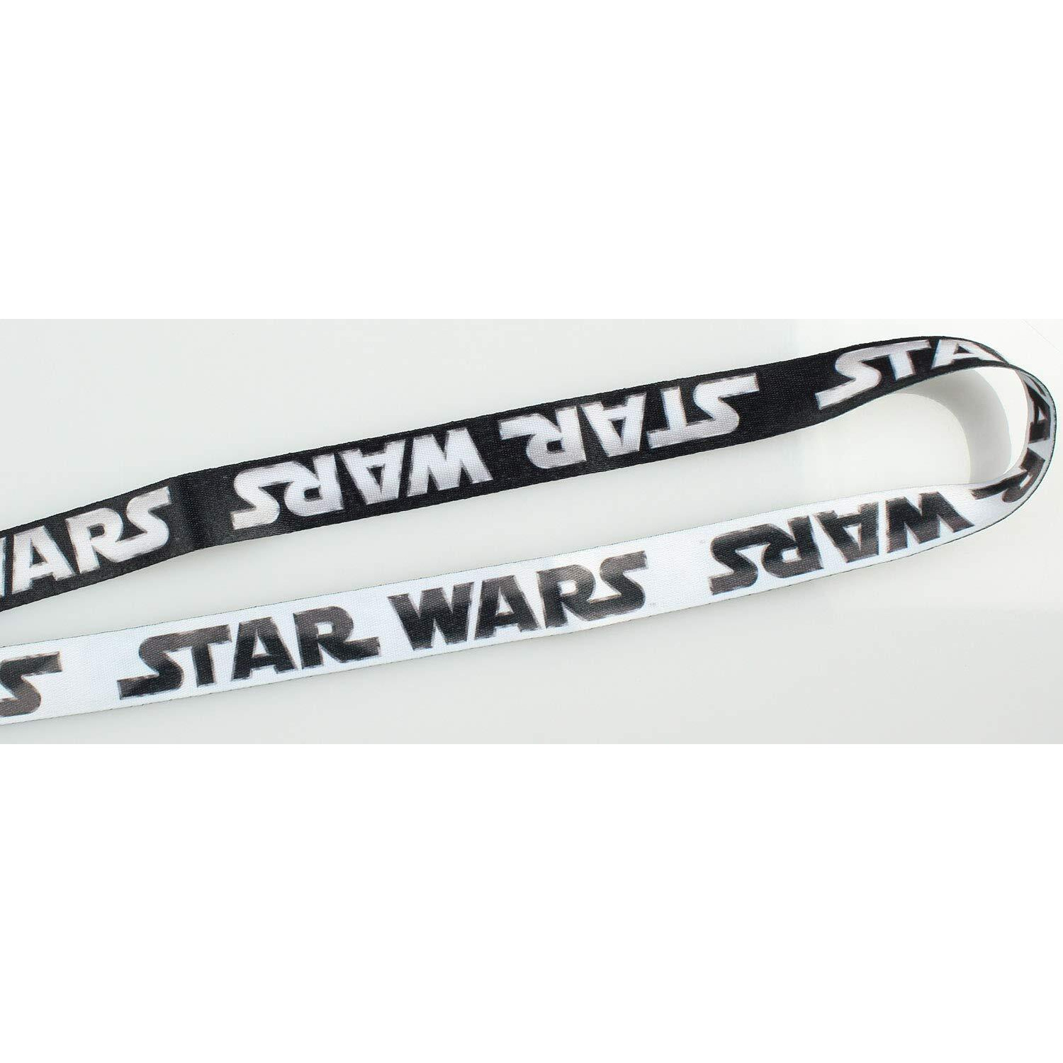 Star Wars Id Lanyard With Clear Badge Holder And Rubber Logo