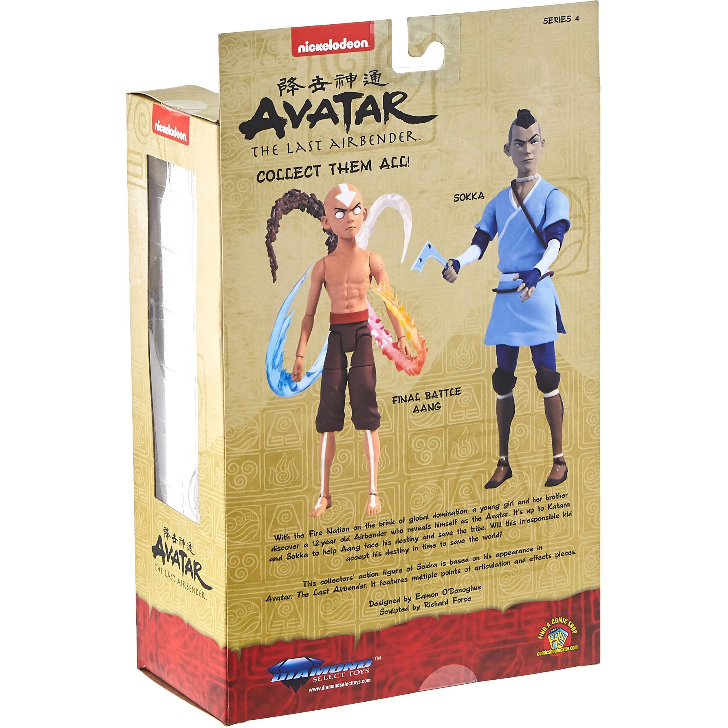 Diamond Select Toys Avatar The Last Airbender Sokka Deluxe Action Figure