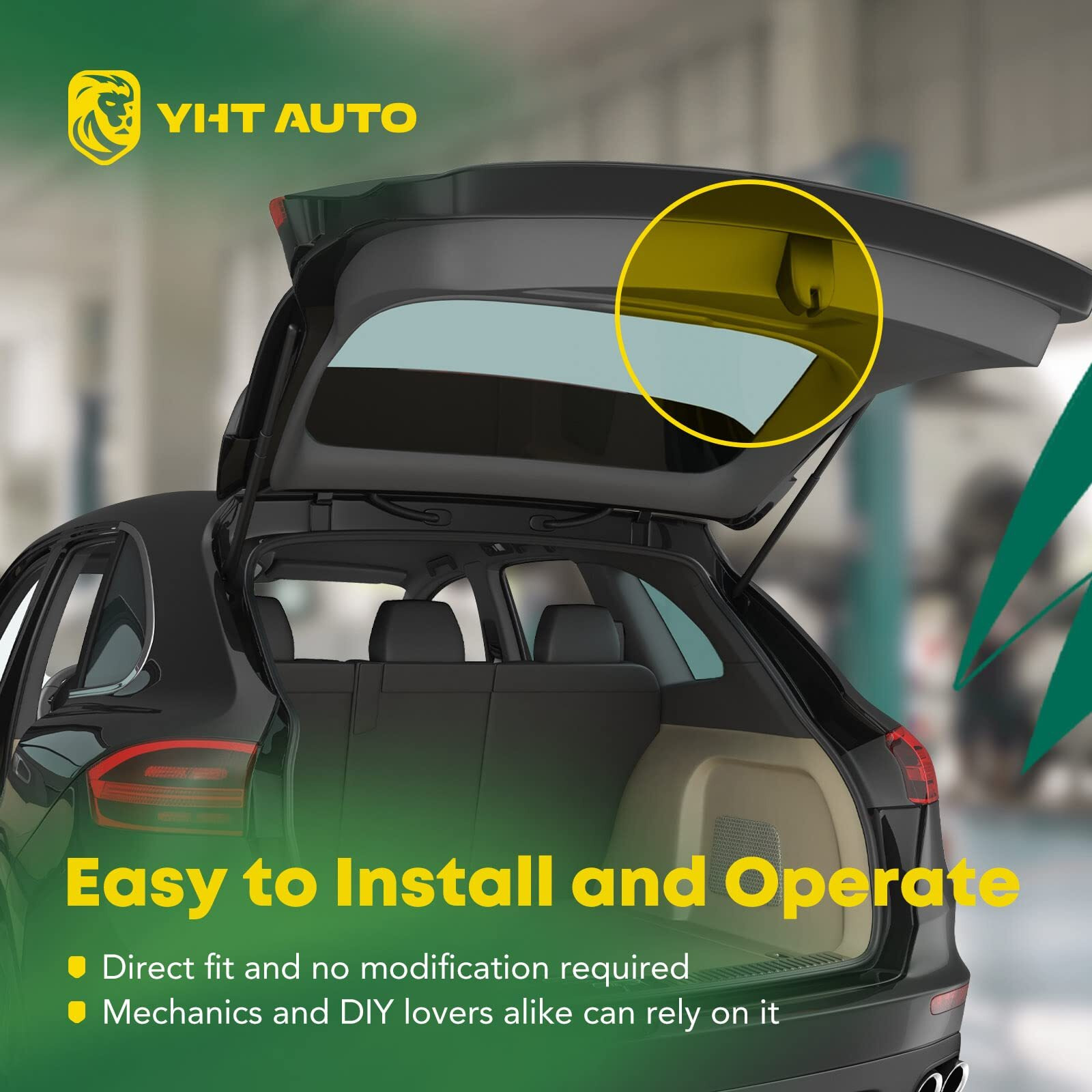 Yhtauto Rear Liftgate Door Lock Actuator | Replacement For 2005-2010 Kia Sportage Sport Utility Tailgate Hatch Latch Lock | Replace 957501F020