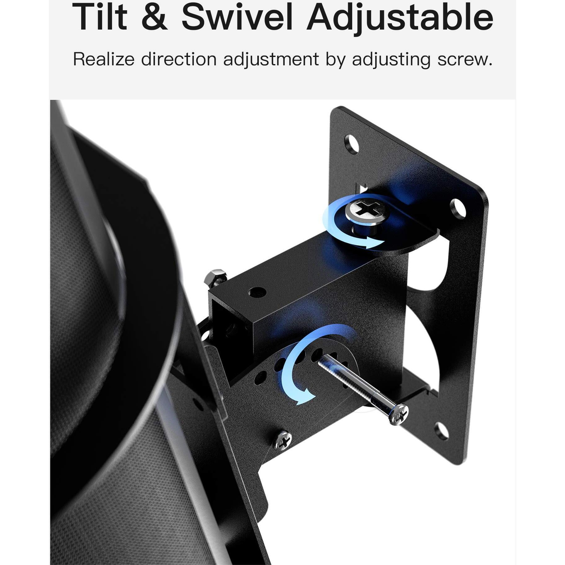 Tilt & Swivel Adjustable Speaker Mount For Sonos Move Wall Mount  Heavy Duty Mount Shelf For Sonos Move Mount Bracket