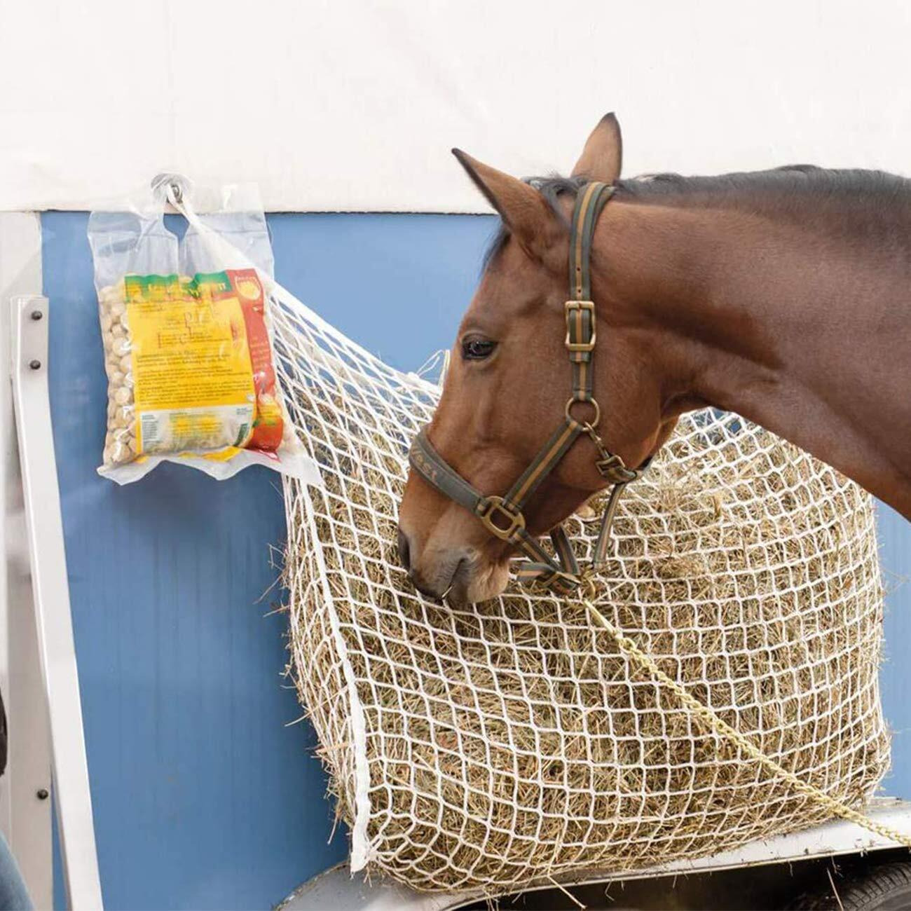 Orgrimmar Slow Feed Hay Net Bag With Small Opening For Horse Full Day Feeding(63  X 40 )