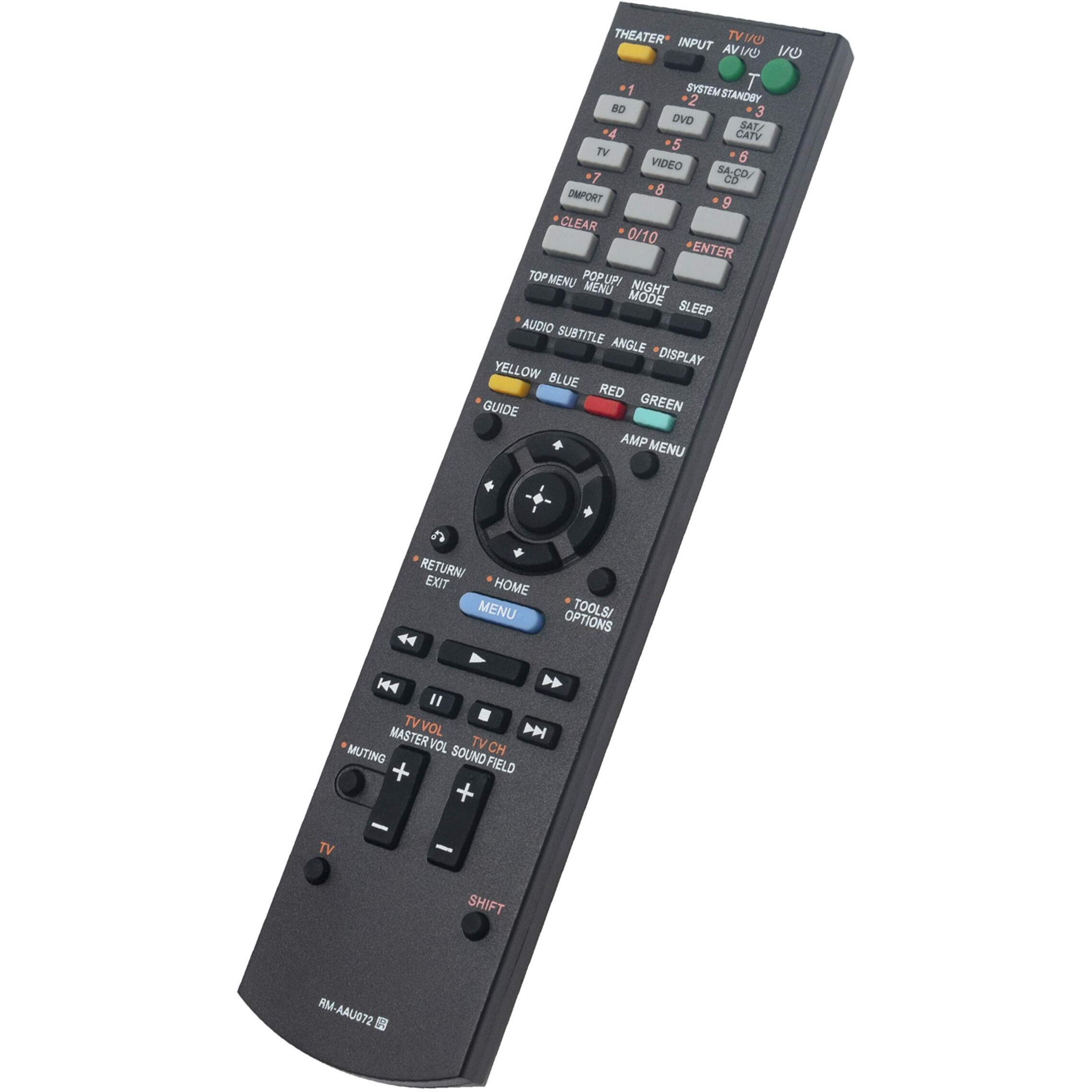 Rm-Aau072 Replaced Remote Fit For Sony Audio/Video Av Receiver Home Theater System Htc-T150 1-487-612-11 Htct150Hp Ht-Ct150Hp Ss-Ct150 Sa-Wct150 Ht-Ss370