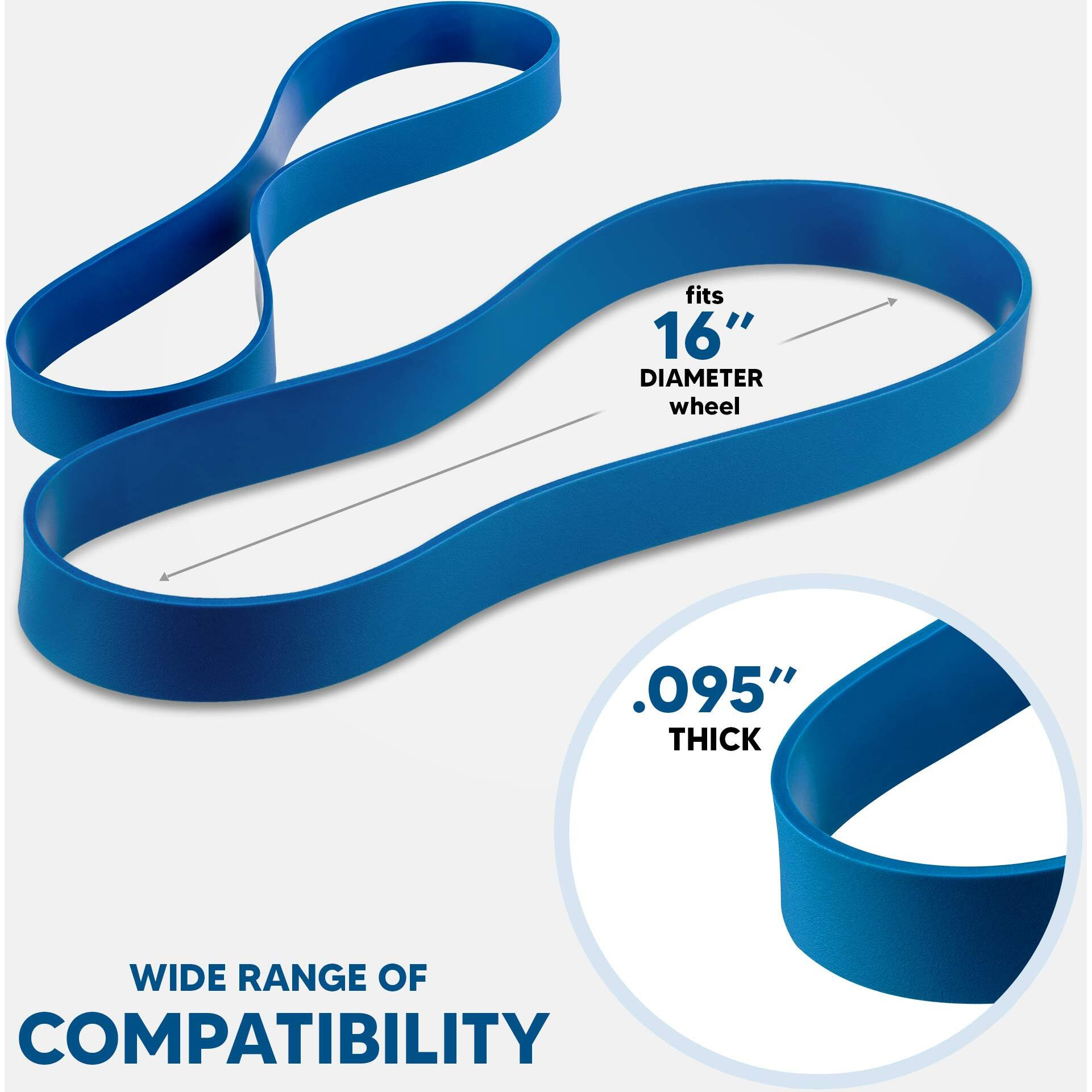 Urethane Band Saw Tires Fits - Beaver Delta Model 28540 16 Inch Band Saw Tire - 2 Pack Heavy Duty Urethane Band Saw Tire - Urethane Bandsaw Tires - No Adhesive Needed - Made In The Usa