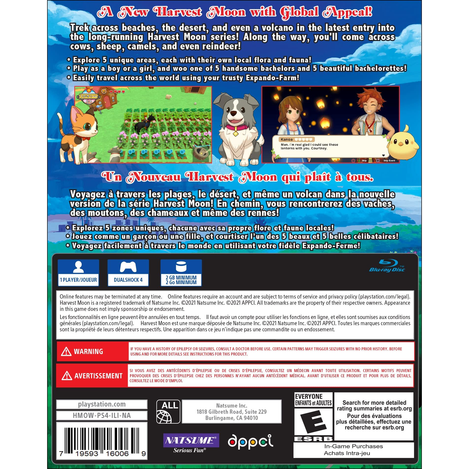 Harvest Moon One World Standard Edition - Playstation 4