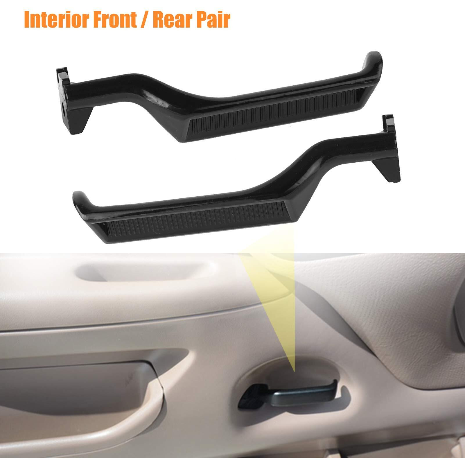 Npauto Inside Interior Metal Truck Door Handle Replacement For 1987-1997 Ford Bronco F150 F250 Front/Rear Left Driver Right Passenger 1988 1989 1990 1991 1992 1993 1994 1995 1996