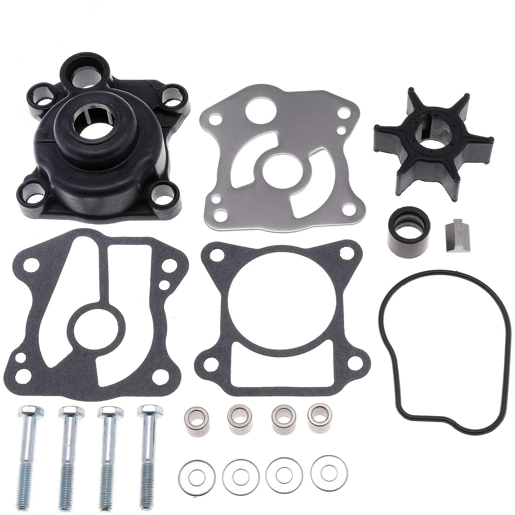 Fudoray 06193-Zv5-020 Water Pump Impeller Kit With Housing For Honda Bf35A Bf40A Bf40D Bf45A Bf50A Bf50D 40 50 Hp 4-Stroke Outboards Motors Replace 06193-Zv5-010