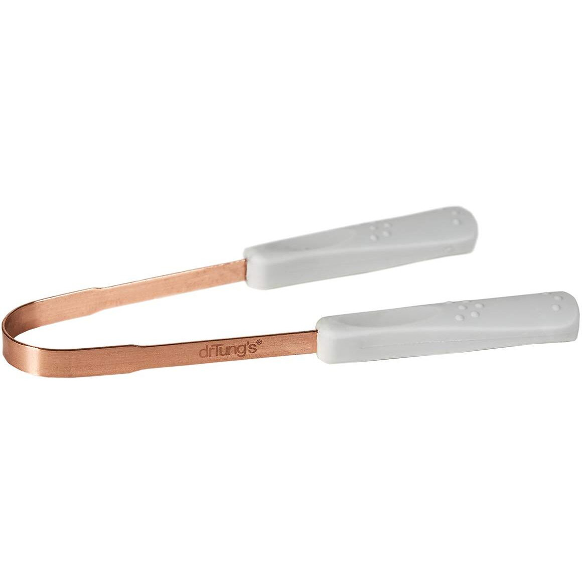 Drtungs Copper Tongue Scraper - Tongue Cleaner For Adults  Kids  Helps Freshens Breath  Easy To Use Comfort Grip Handle  Comes With Travel Case - Copper Tongue Scrapers (1 Count)