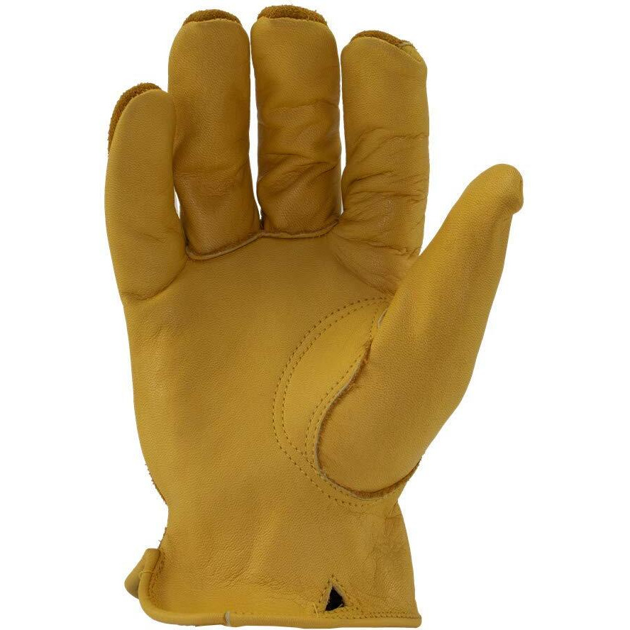 Ironclad Workhorse Leather Work Gloves  Suggested Uses For Landscaping  Ranch Work  Diy Projects  Sized Xs  S  M  L  Xl  Xxl  Xxxl (1 Pair)  Gold Leather (Iex-Who-07-Xxxl)