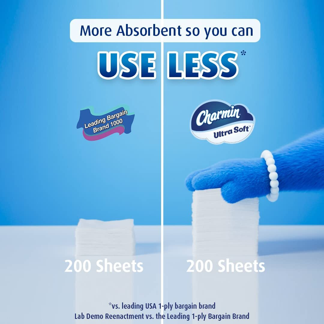 Charmin Ultra Soft Toilet Paper  9 Mega Rolls  36 Regular Rolls