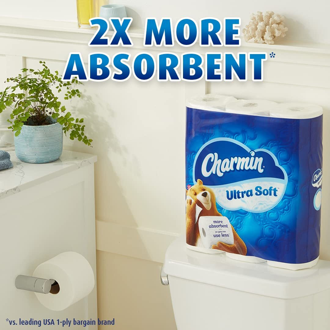 Charmin Ultra Soft Toilet Paper  9 Mega Rolls  36 Regular Rolls