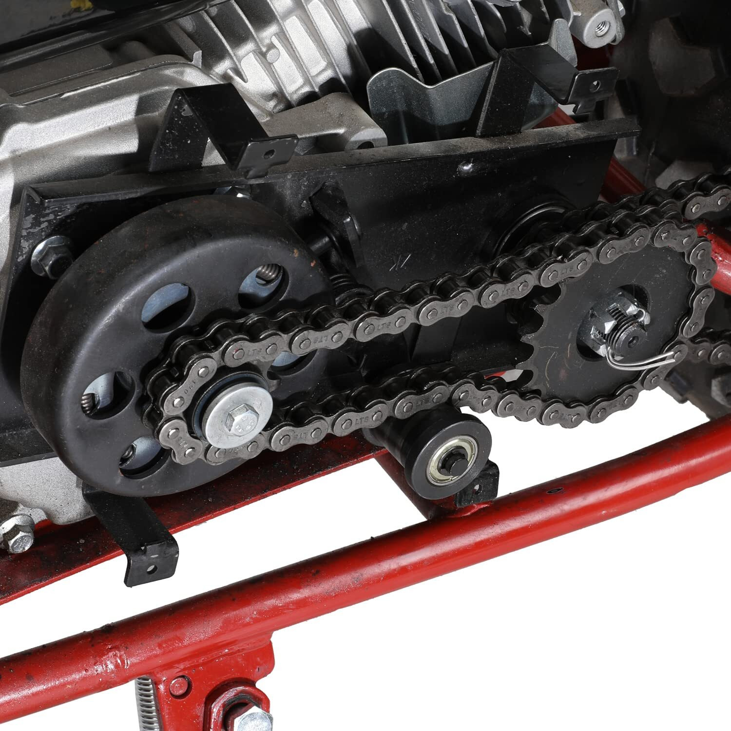 Yoxufa Mini Bike Chain Tensioner With 1-3/4"" Roller For Coleman Ct200U Bt200X Ct200U-Ex Mini Bike Baja Warrior Mb165 Mb200 Massimo Trailmaster Predator 212Cc 196Cc 200Cc 6.5Hp Motor Powersports Parts