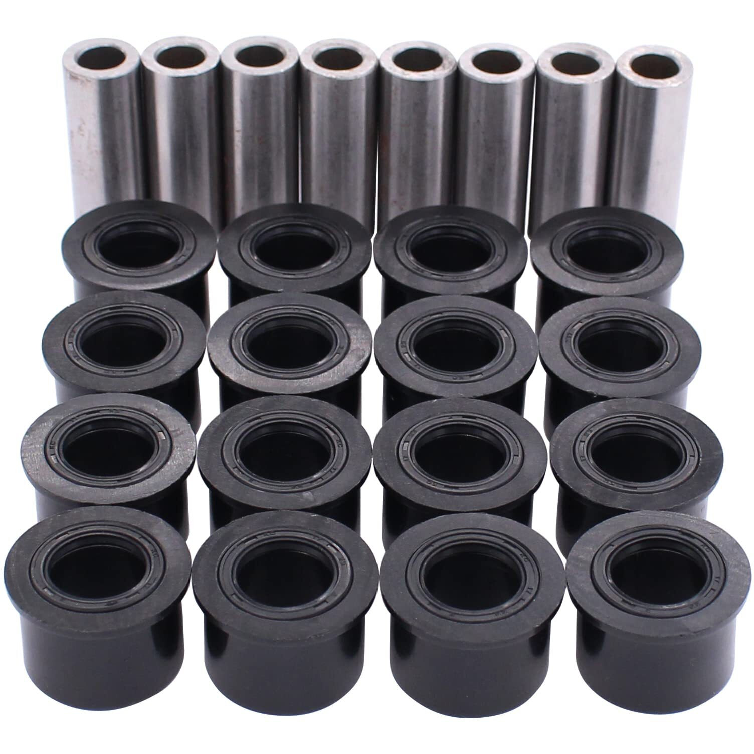 Applianpar Front Upper And Lower Left Right A Arm Bushing Kit For Honda Recon 250 Fourtrax 300 Rancher 350 Foreman 400 450 Rancher 420 1993-2017