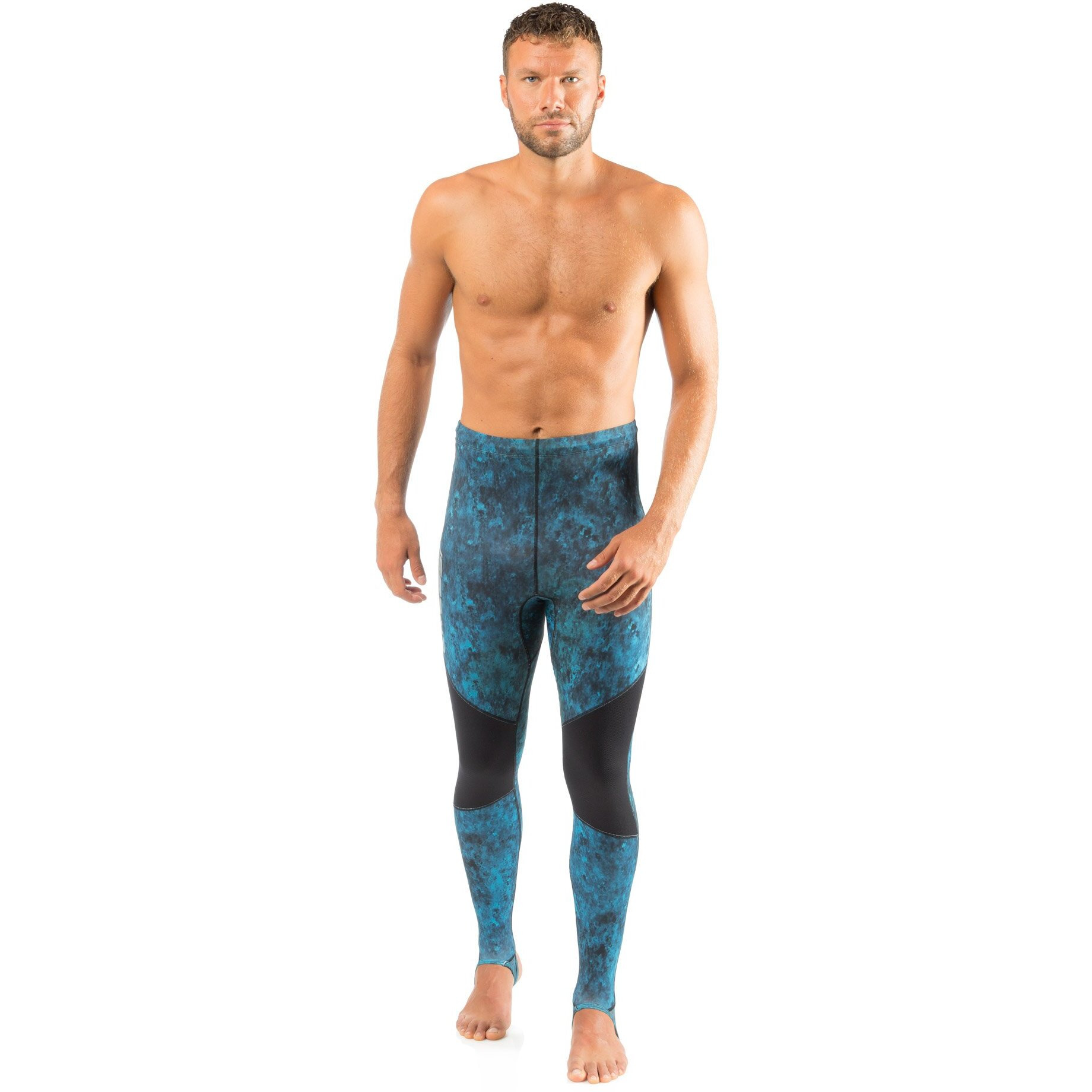 Cressi Hunter Rash Guard Pants  Camo Blue  Xl