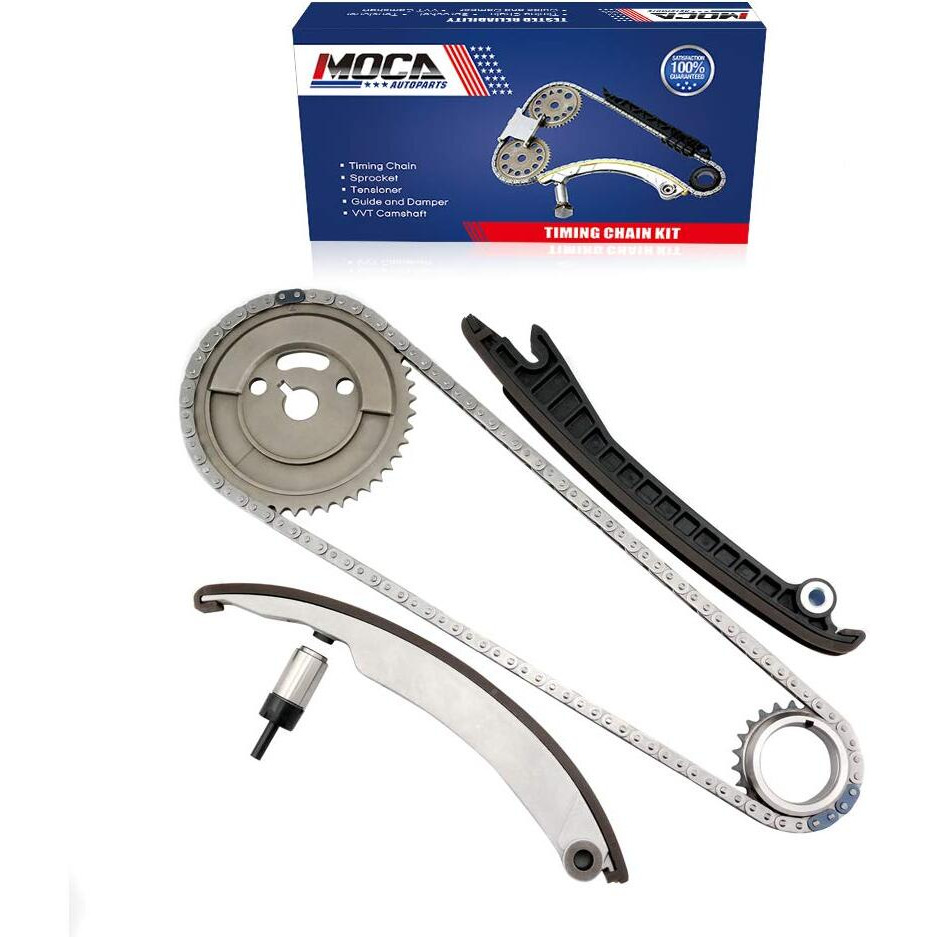 Moca Engine Timing Chain Kit Compatible With 2002-2008 For Mini Cooper 1.6L L4 Gas Sohc Naturally Aspirated